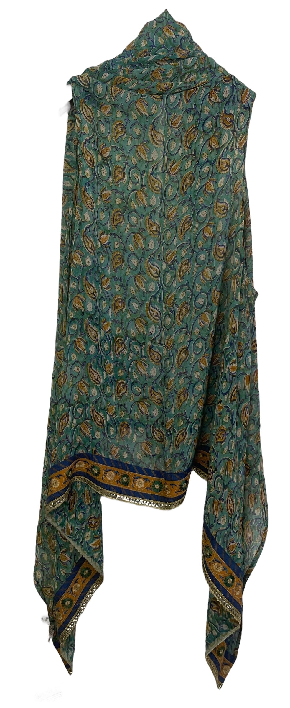 PRG7742 Sheer Wabi Sabi Pure Silk Versatile Vest