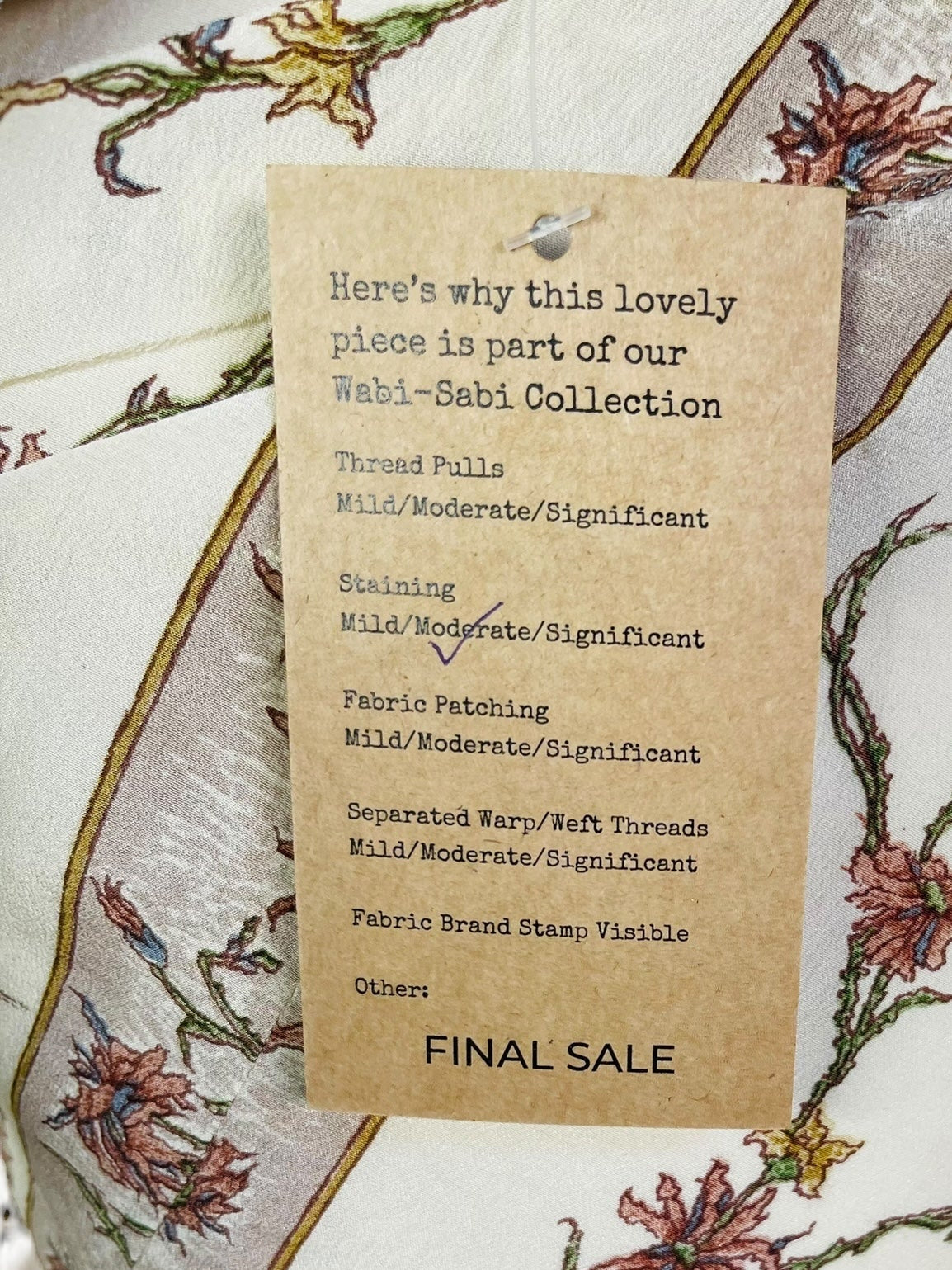 PRC6666 Wabi Sabi Pure Silk Waterfall Top