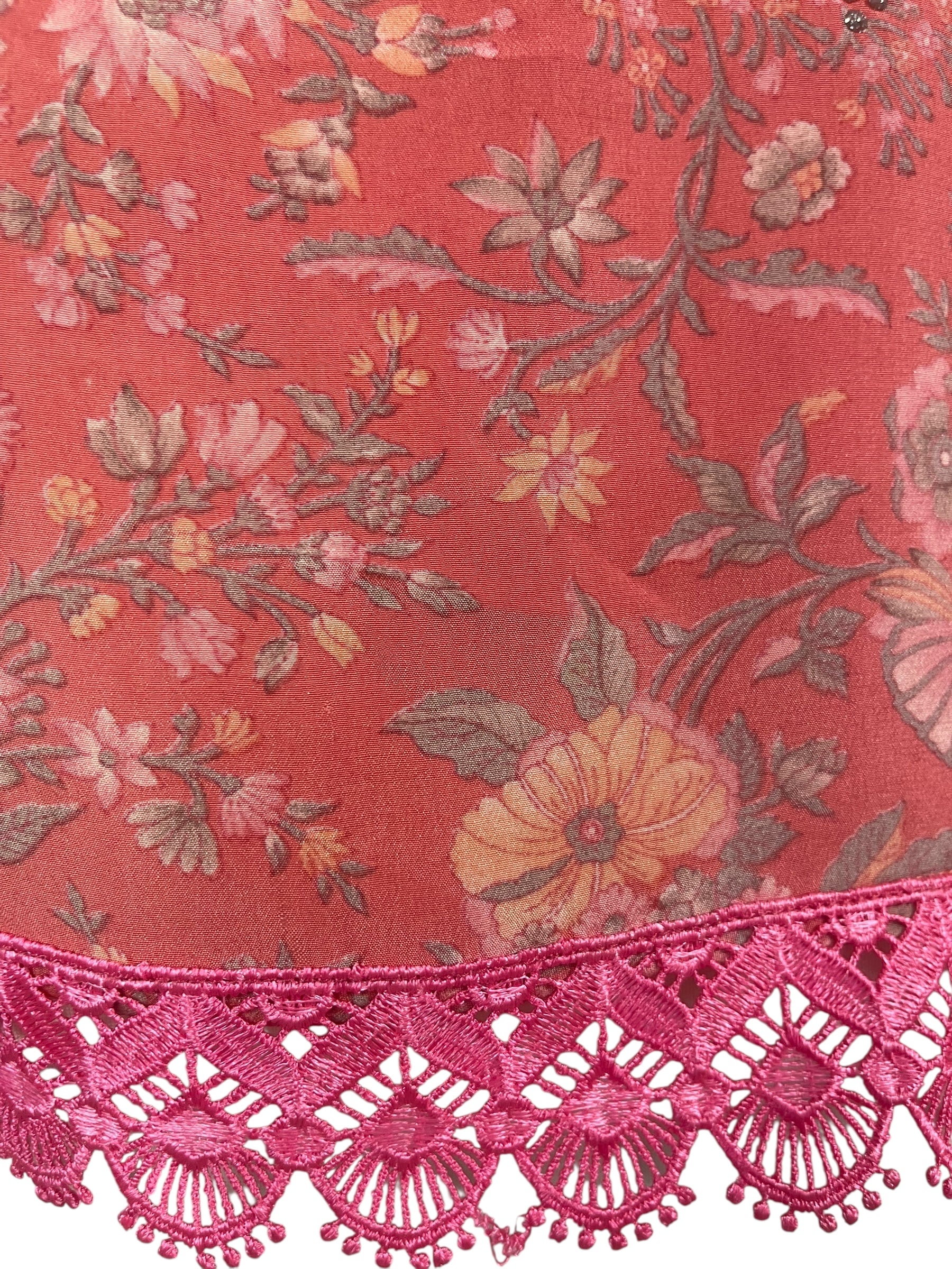 PRC7544 Avatar Pure Silk Side Slit Top