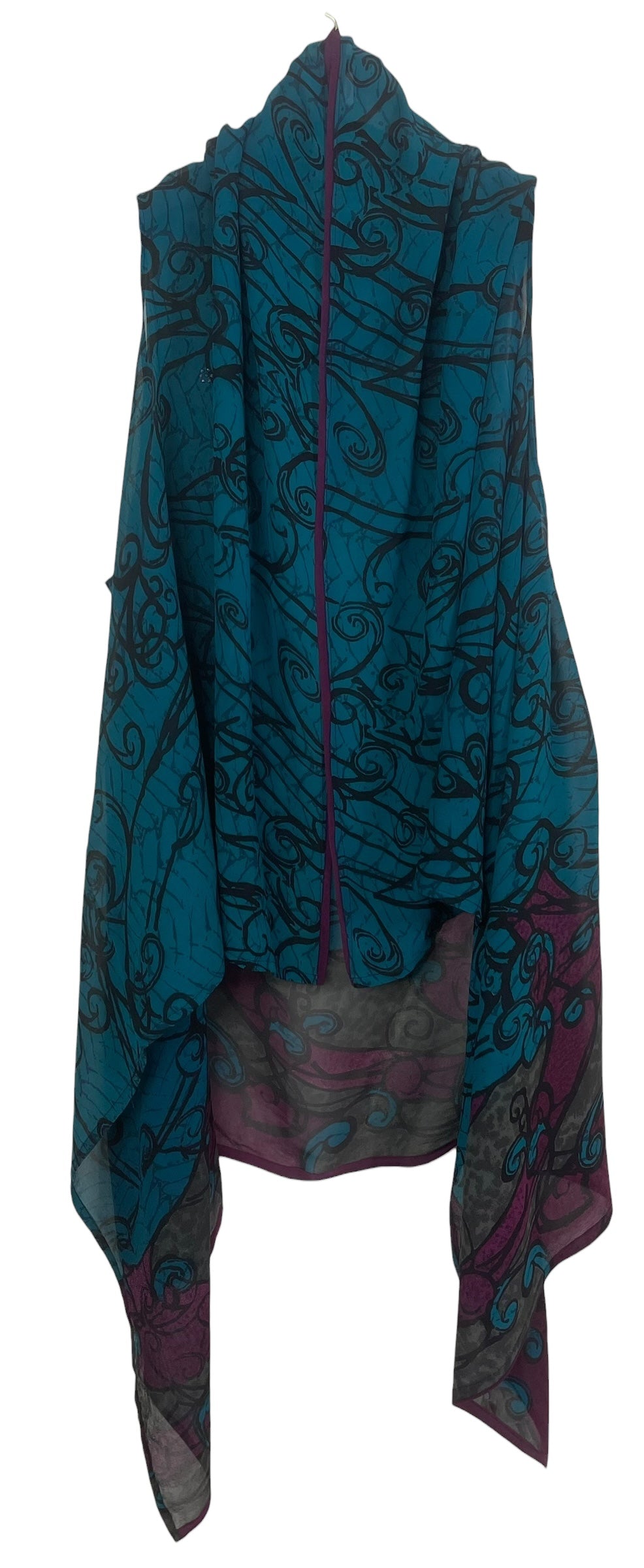 PRG8151 Sheer Avatar Pure Silk Versatile Vest