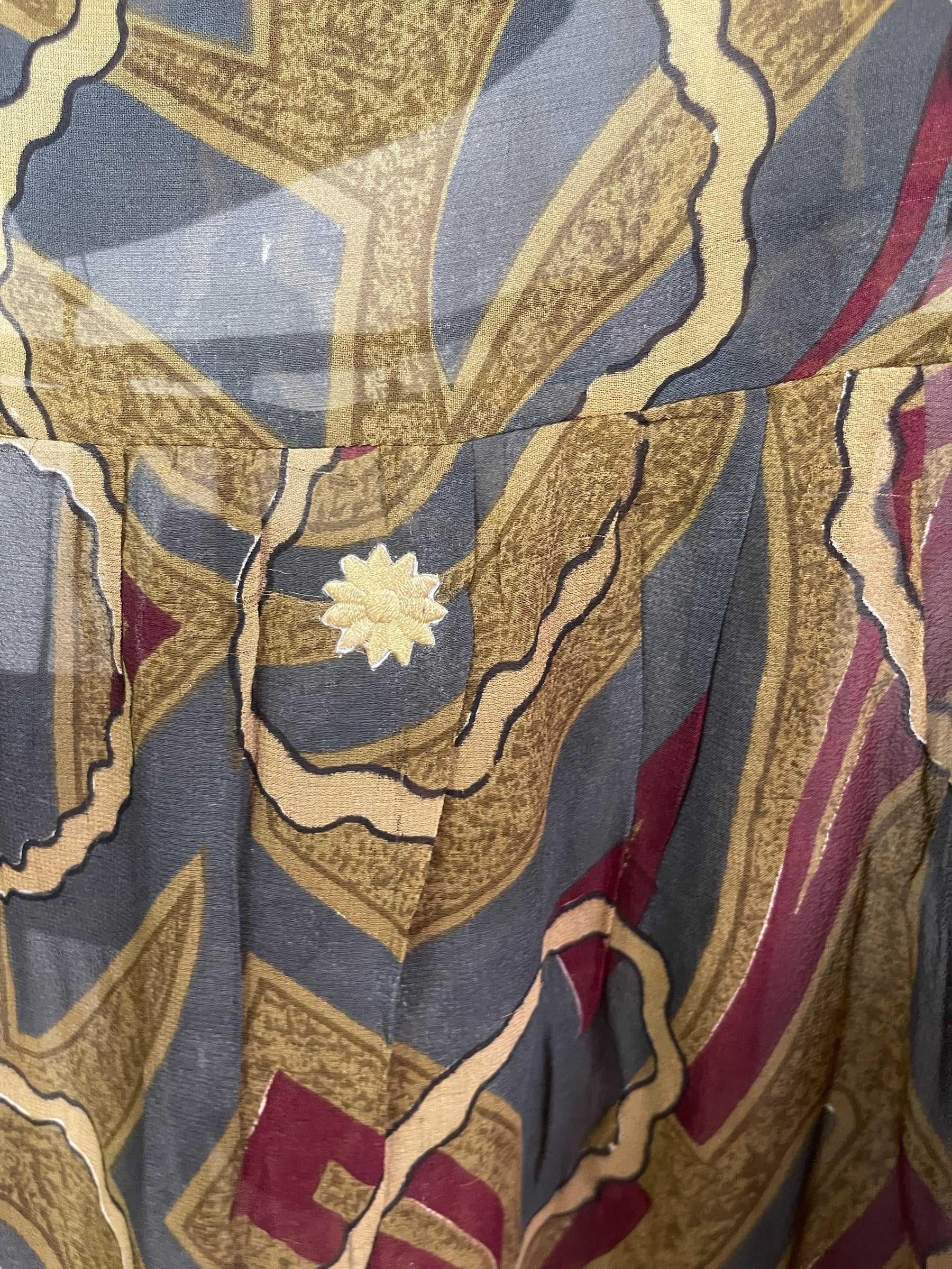 PRG7738 Sheer Avatar Pure Silk Boxy Babydoll Dress