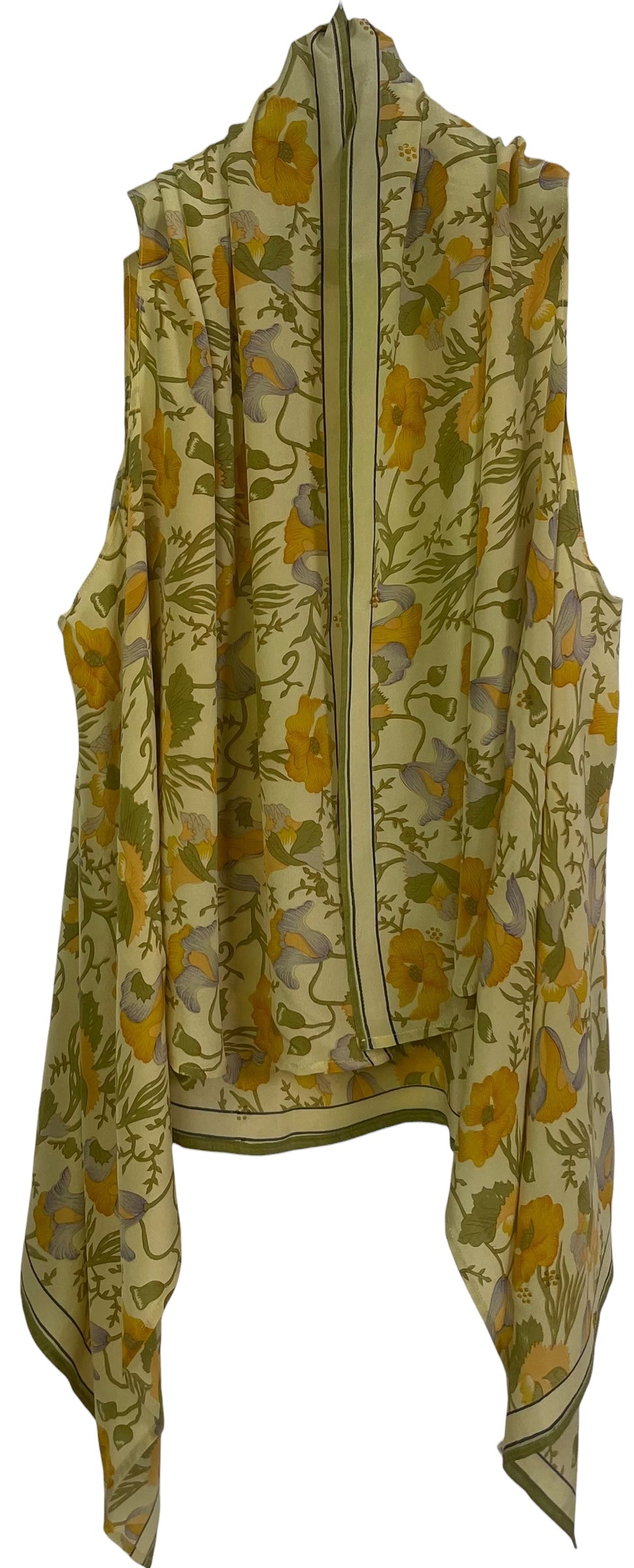 PREVIEW PRC8694 Avatar Pure Silk Versatile Vest by MARCH2026 – Handmade ethical Vest from sariKNOTsari using upcycled silk. Designed in Canada for travel and slow fashion, loved from Toronto to LA to Sydney. Featuring Zsiska, Bryn Walker and Artisan Leather coats by Rejean Pepin, Pepin designs