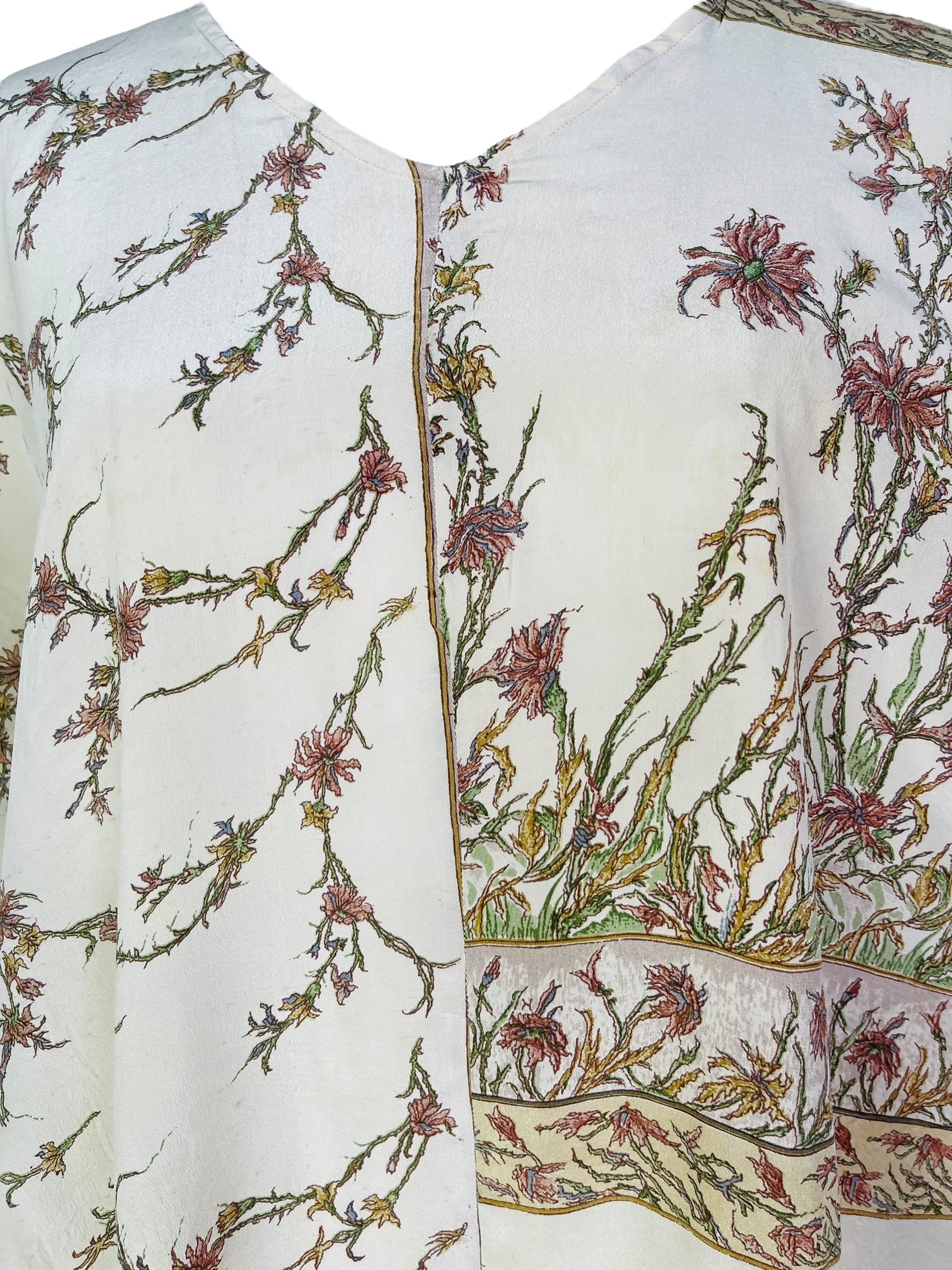 PRC6666 Wabi Sabi Pure Silk Waterfall Top