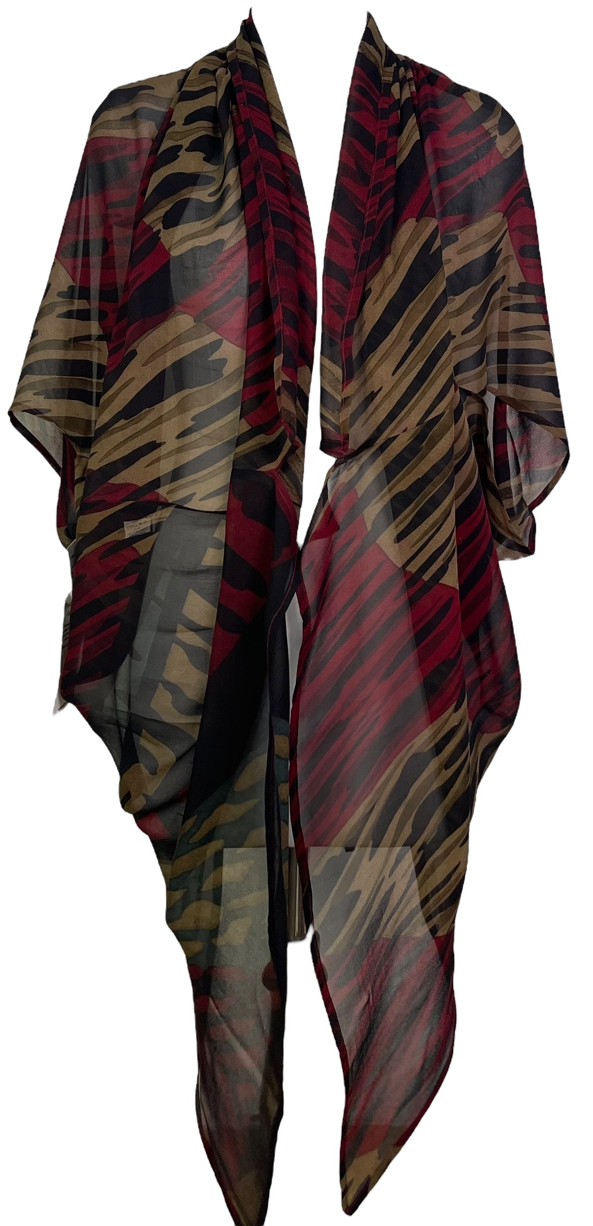 PRG6855 Sheer Avatar Pure Silk Cardigan