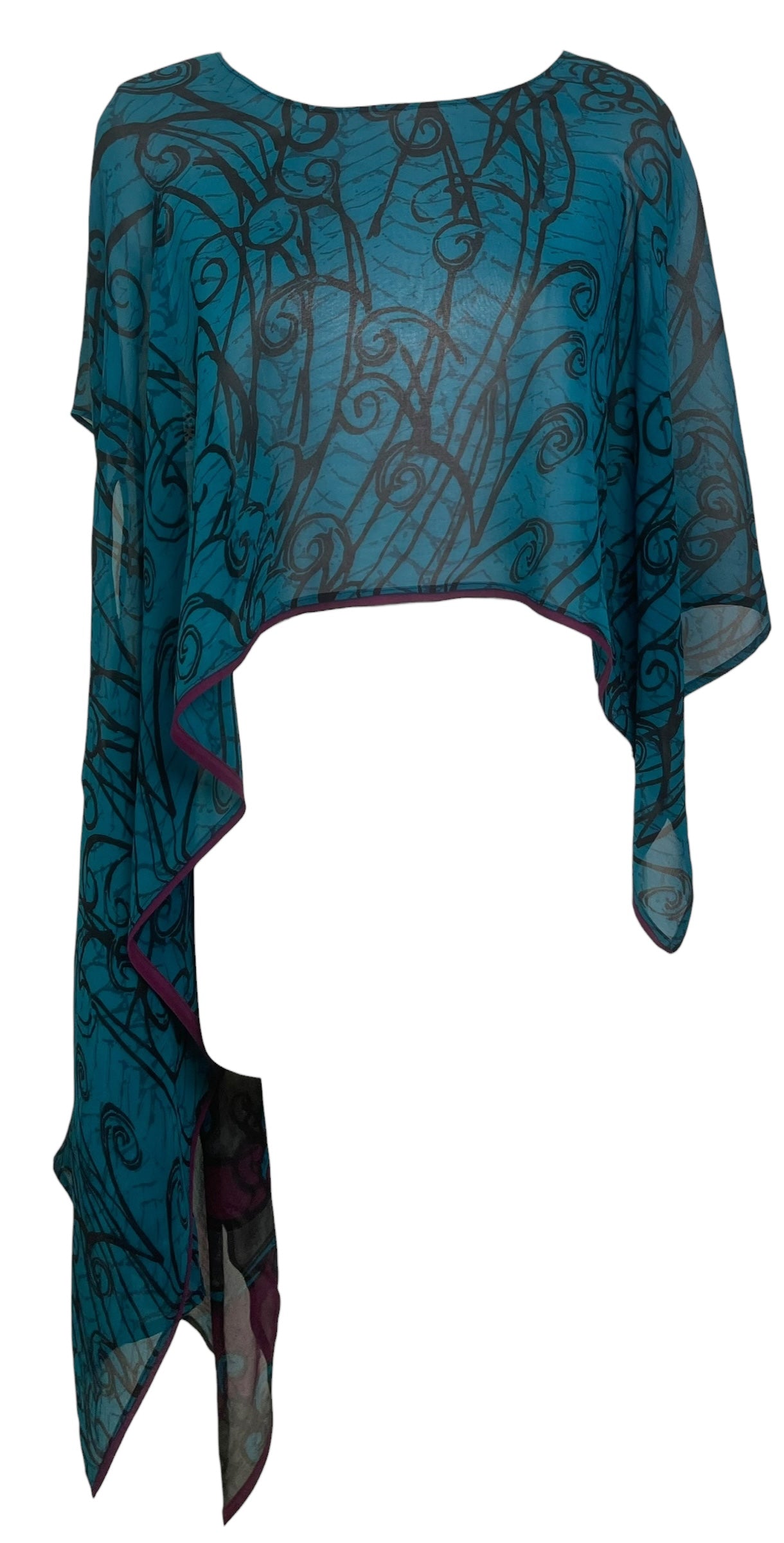 PRG8151 Sheer Avatar Pure Silk Versatile Vest