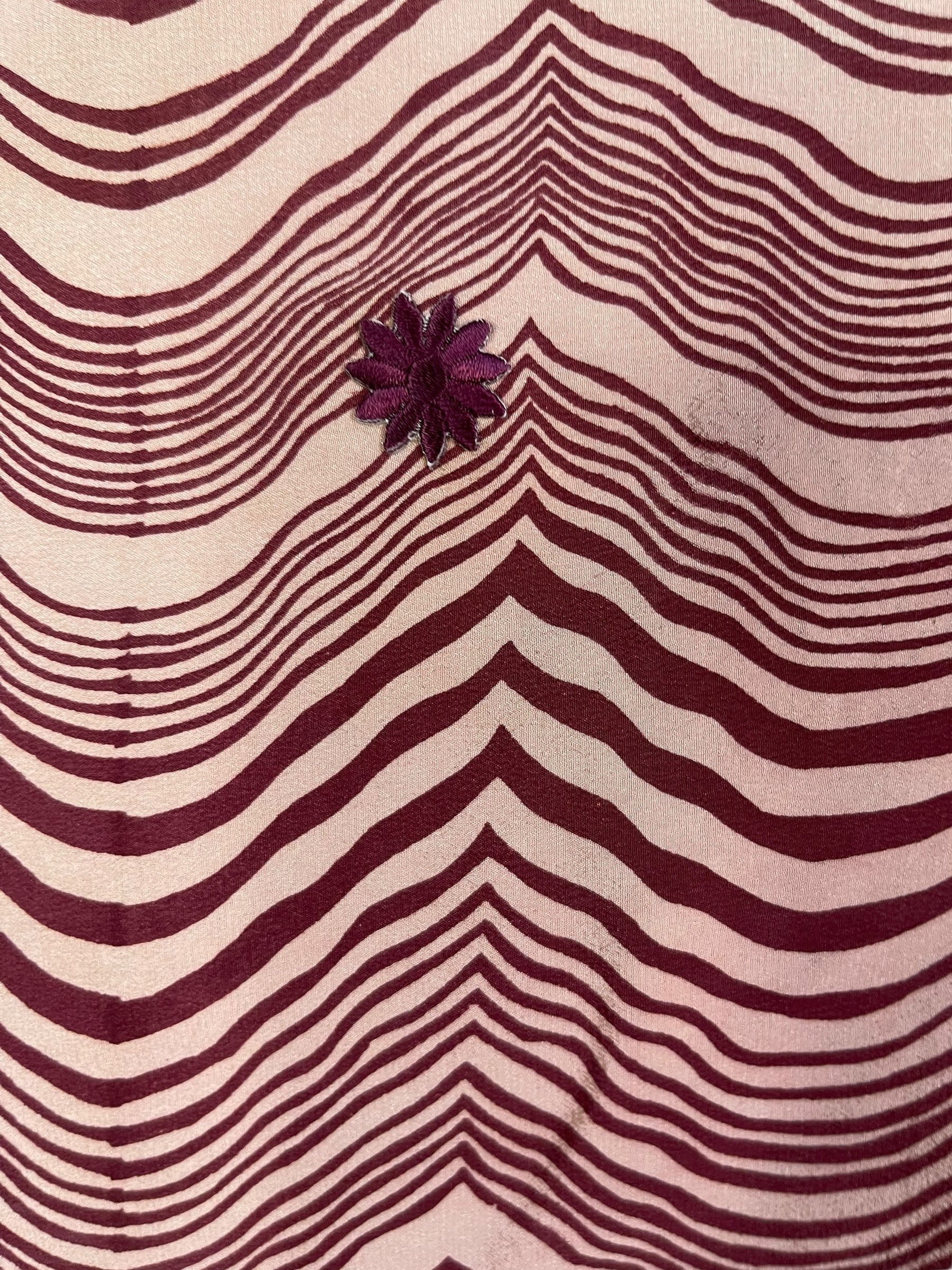 PRC6701 Avatar Pure Silk Kimono-Sleeved Top