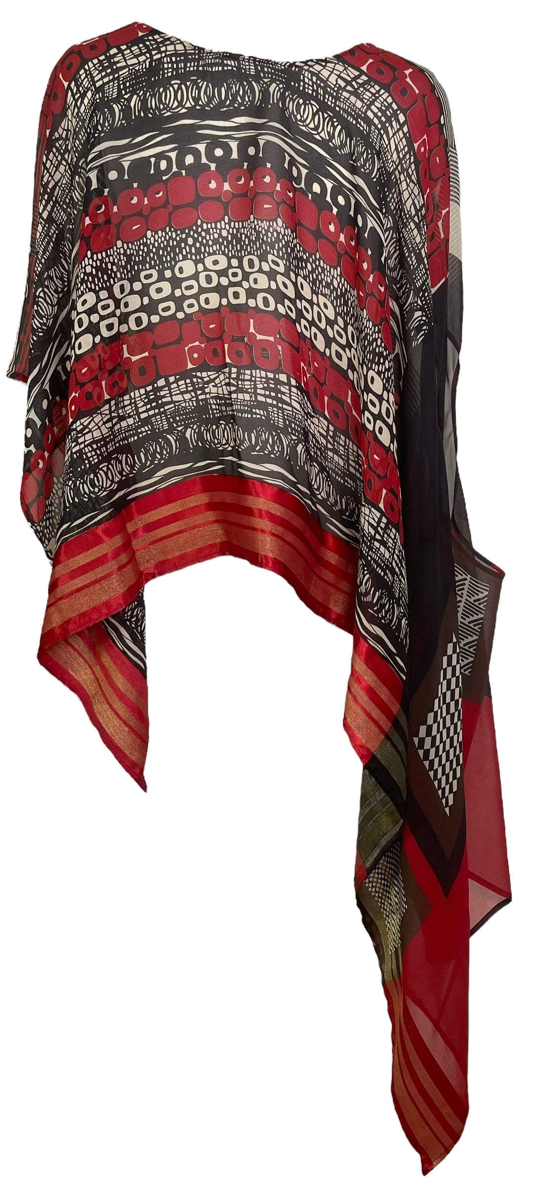 PRG8198 Sheer Avatar Pure Silk Versatile Vest