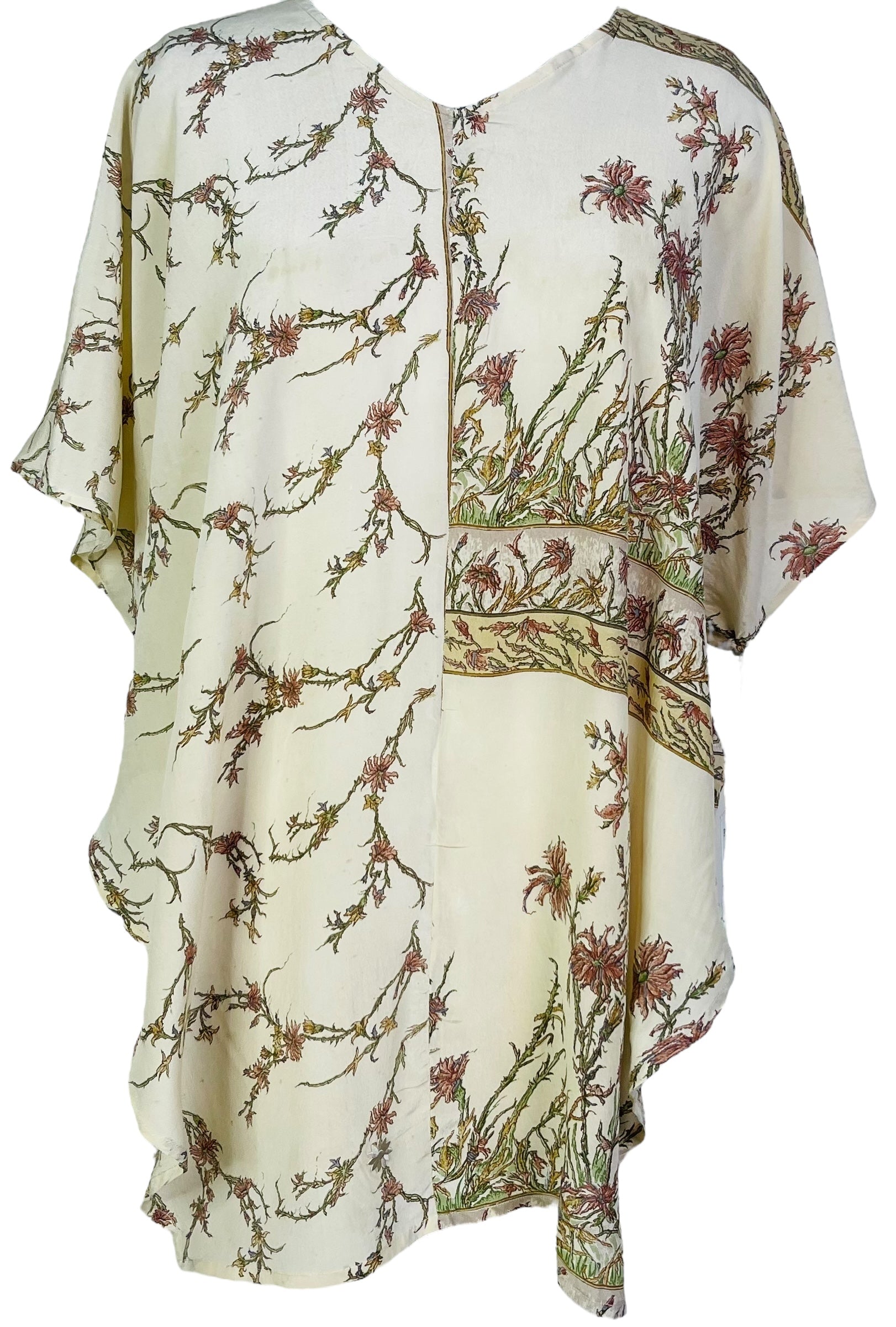 PRC6666 Wabi Sabi Pure Silk Waterfall Top