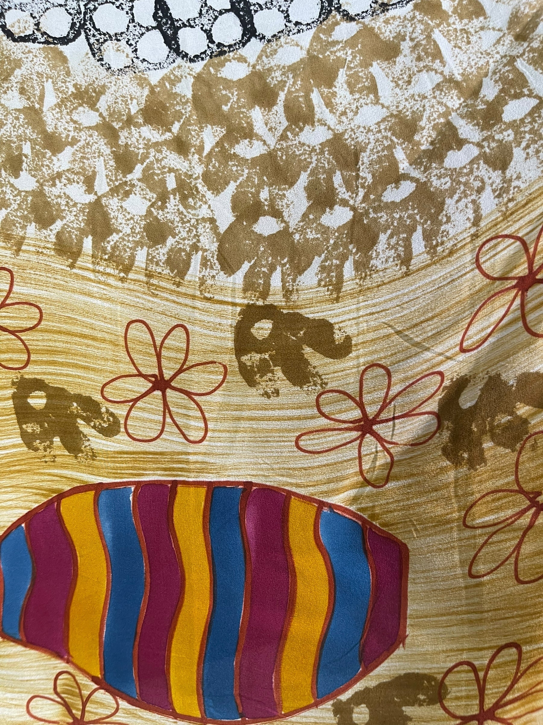 PRC7301 Avatar Pure Silk Capelet Poncho