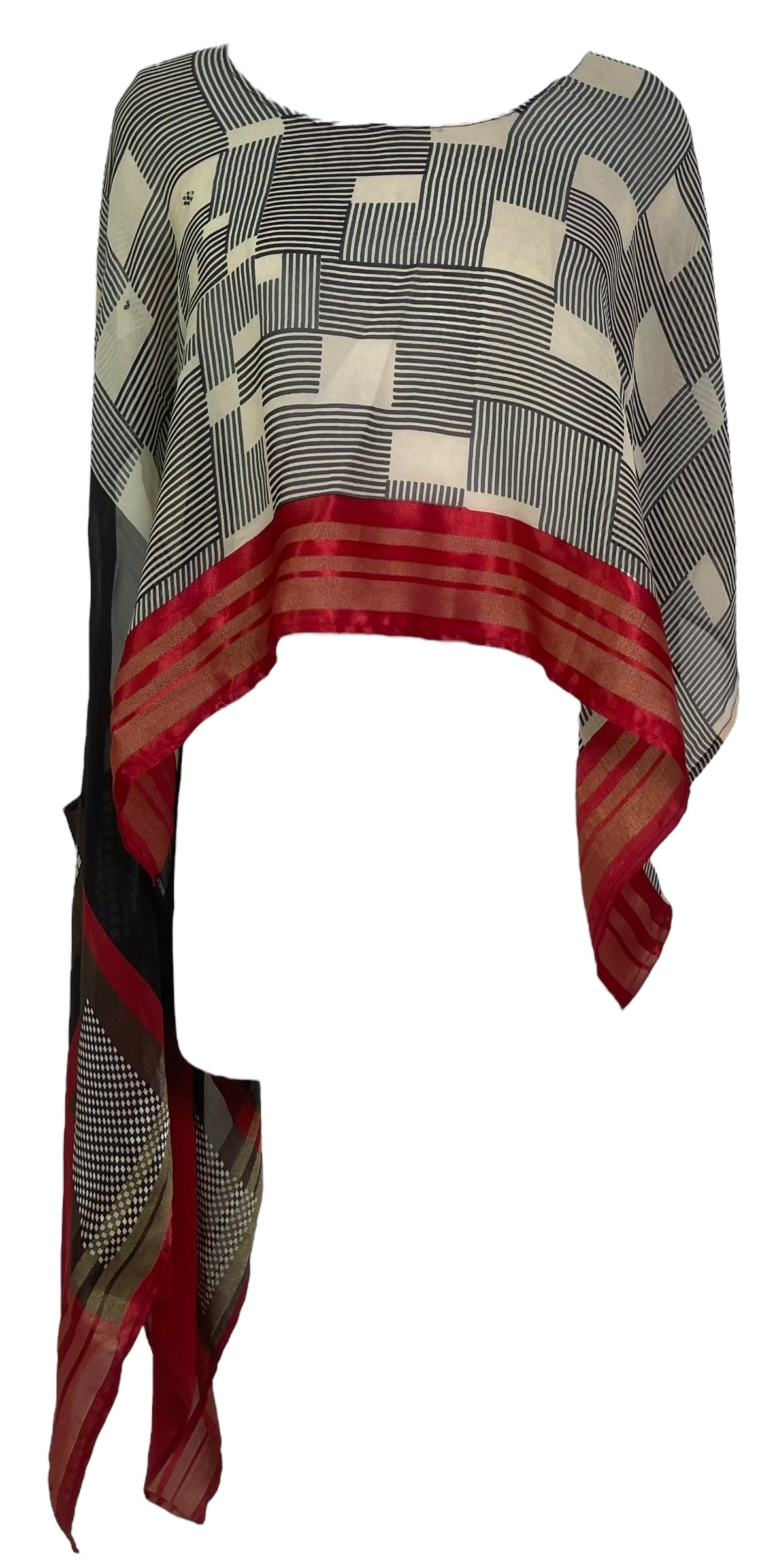 PRG8198 Sheer Avatar Pure Silk Versatile Vest