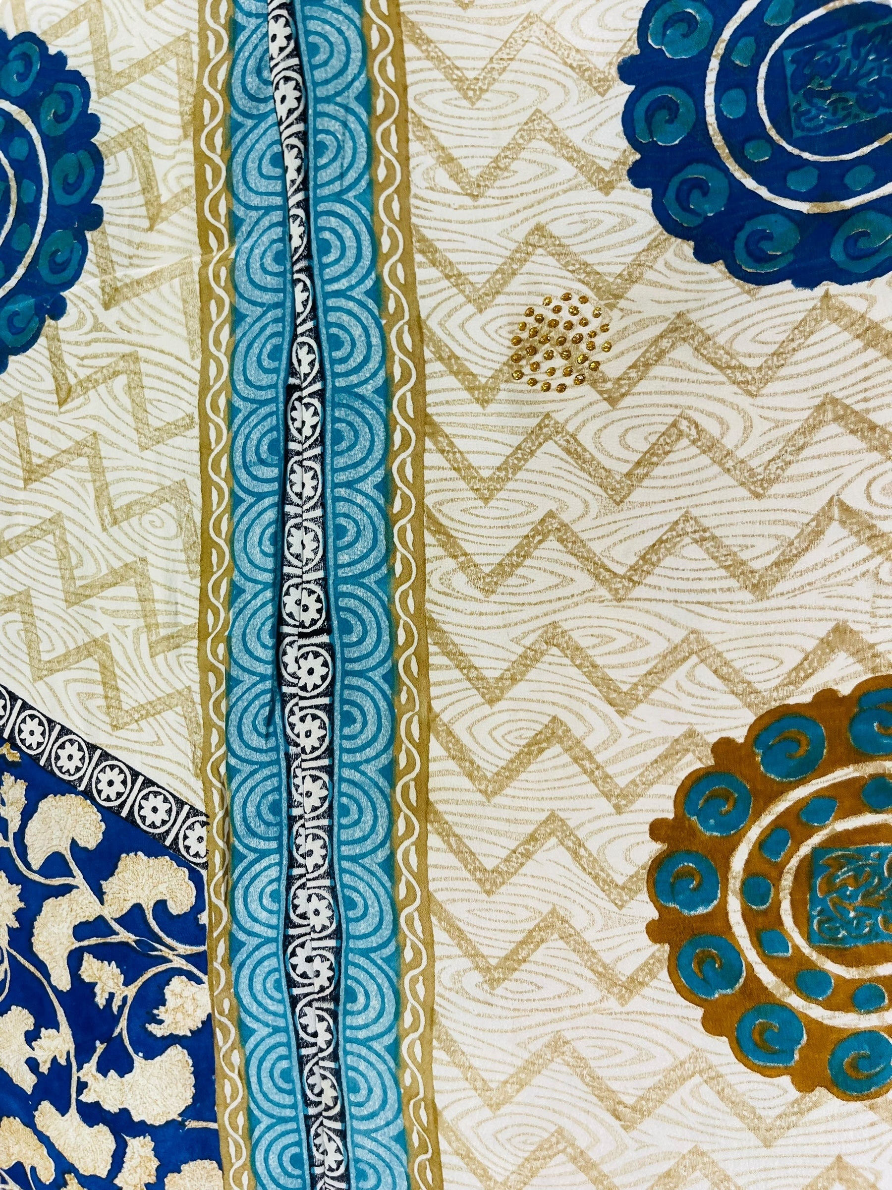 PRC7563 Avatar Pure Silk Waterfall Top