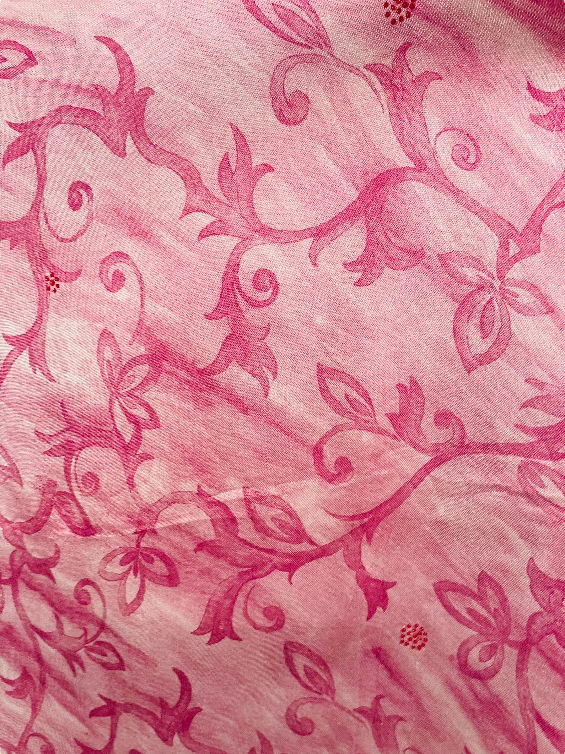 PRG7342B Sheer Avatar Pure Silk Midi Length Kaftan