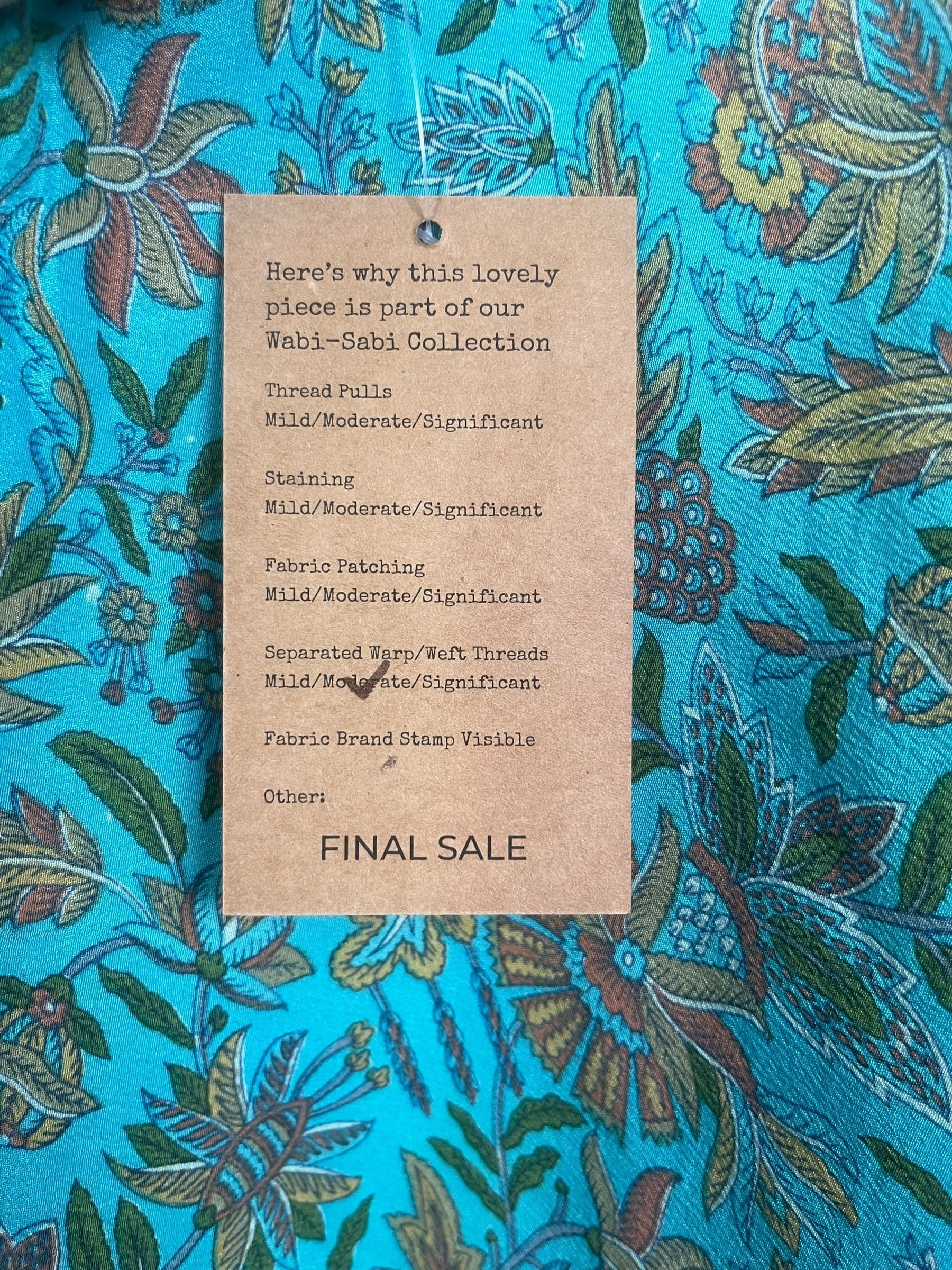 PRC8492 Wabi Sabi Pure Silk Kimono-Sleeved Top