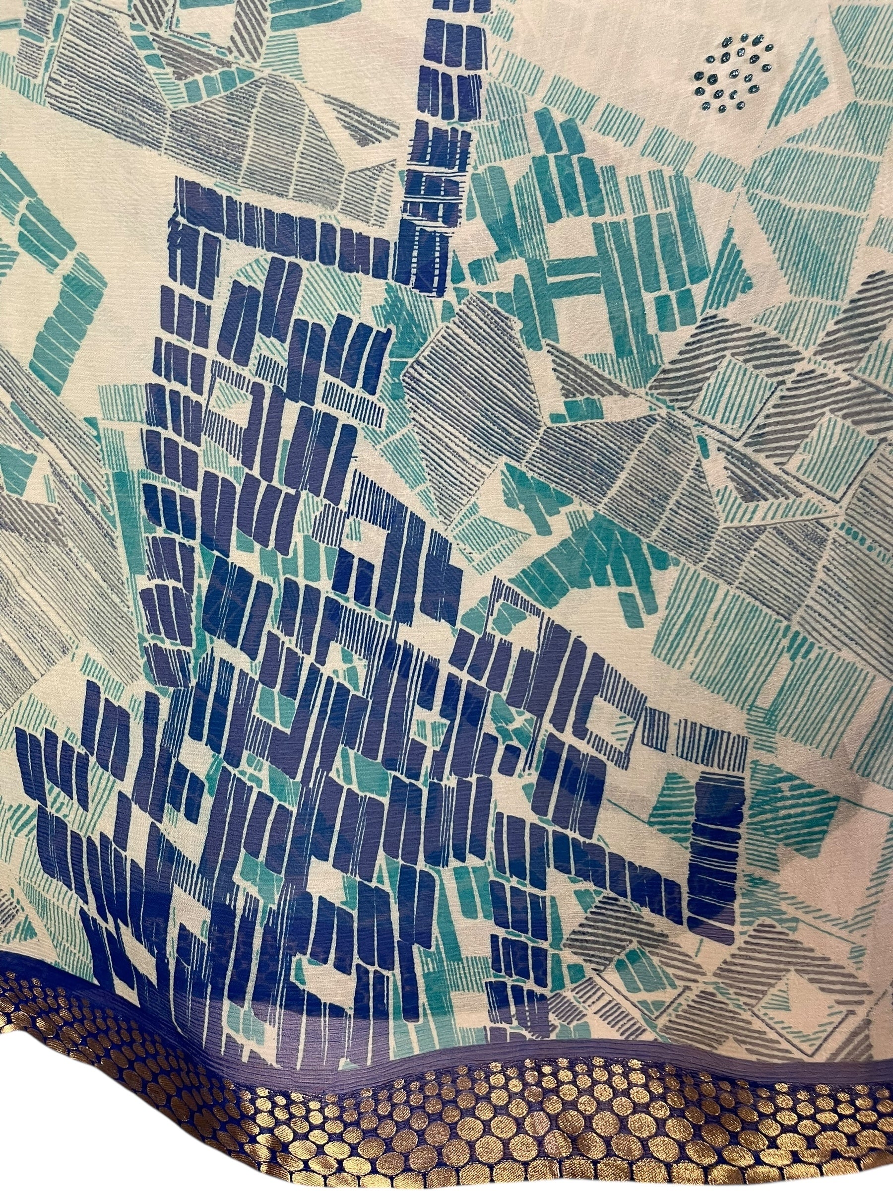 PRG7102 Sheer Avatar Pure Silk Capelet Poncho