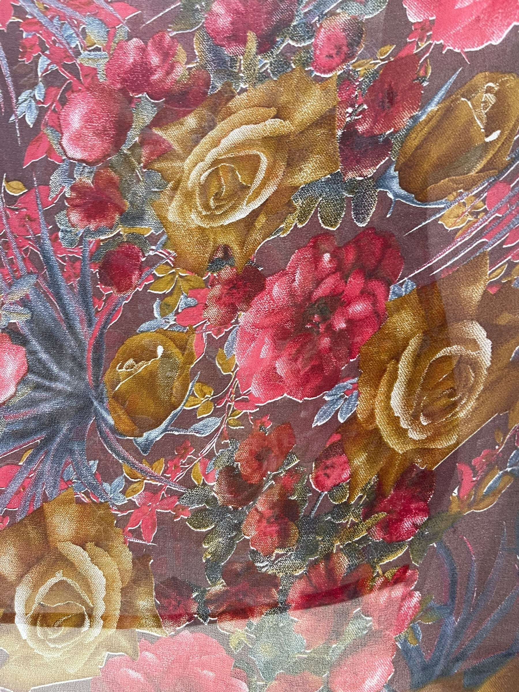 DEEANNS PRG7199 Sheer Avatar Pure Silk Capelet Poncho