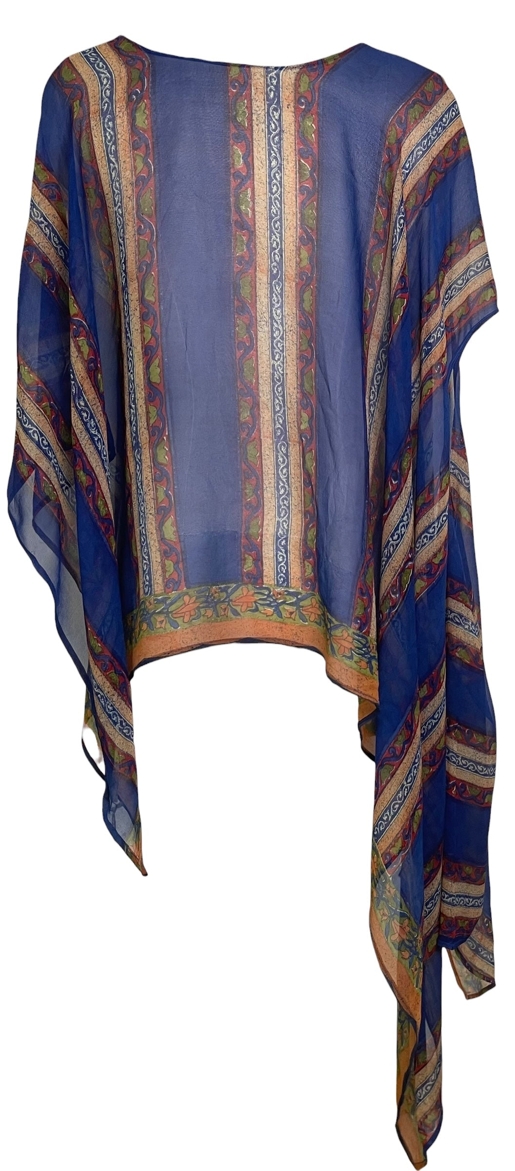 PREVIEW PRG8632 Sheer Avatar Pure Silk Versatile Vest by MARCH2026 – Handmade ethical Vest from sariKNOTsari using upcycled silk. Designed in Canada for travel and slow fashion, loved from Toronto to LA to Sydney. Featuring Zsiska, Bryn Walker and Artisan Leather coats by Rejean Pepin, Pepin designs