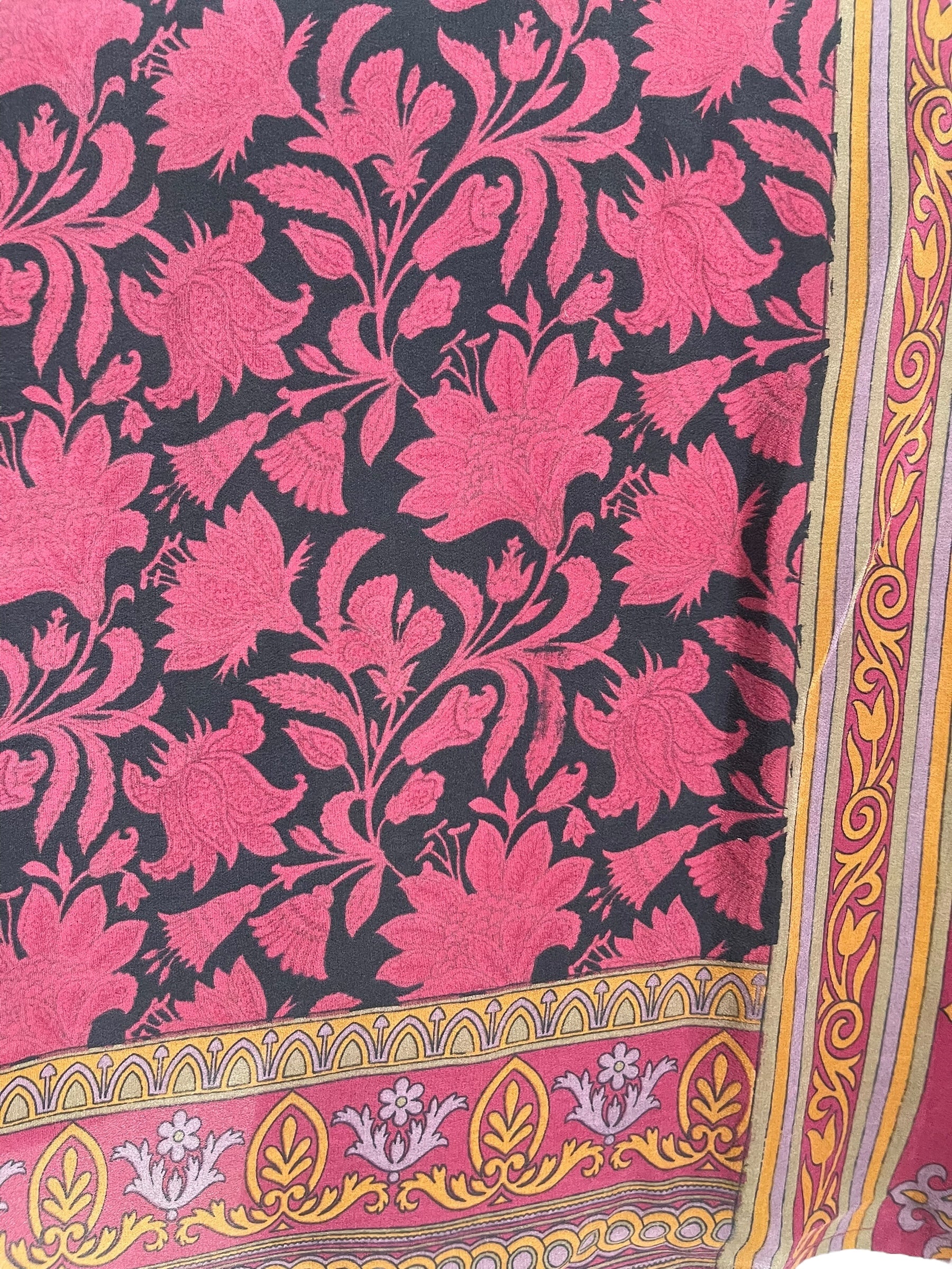 REVOLUTIONHER PRC6709 Avatar Pure Silk Kimono-Sleeved Top