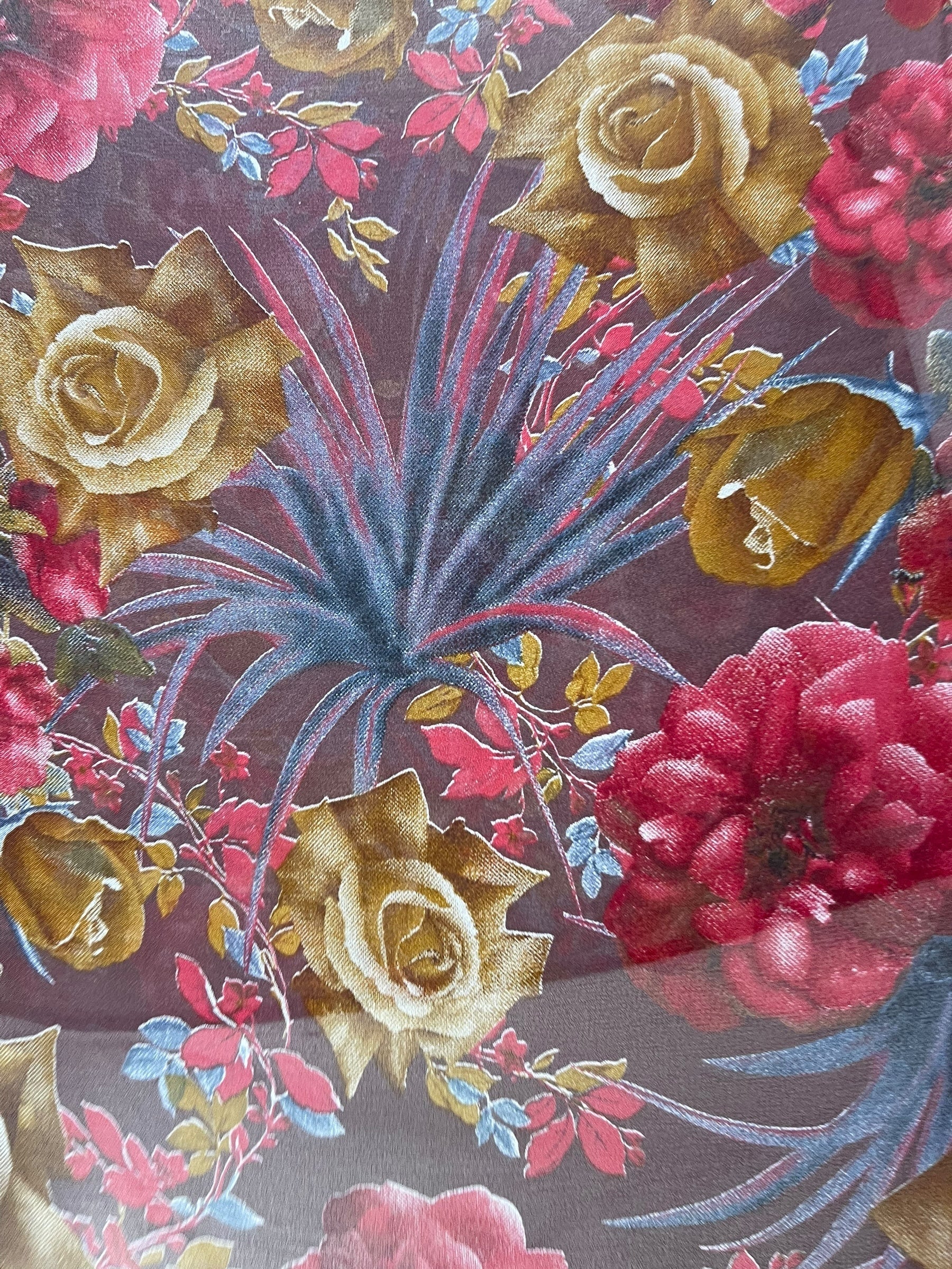 DEEANNS PRG7199 Sheer Avatar Pure Silk Capelet Poncho