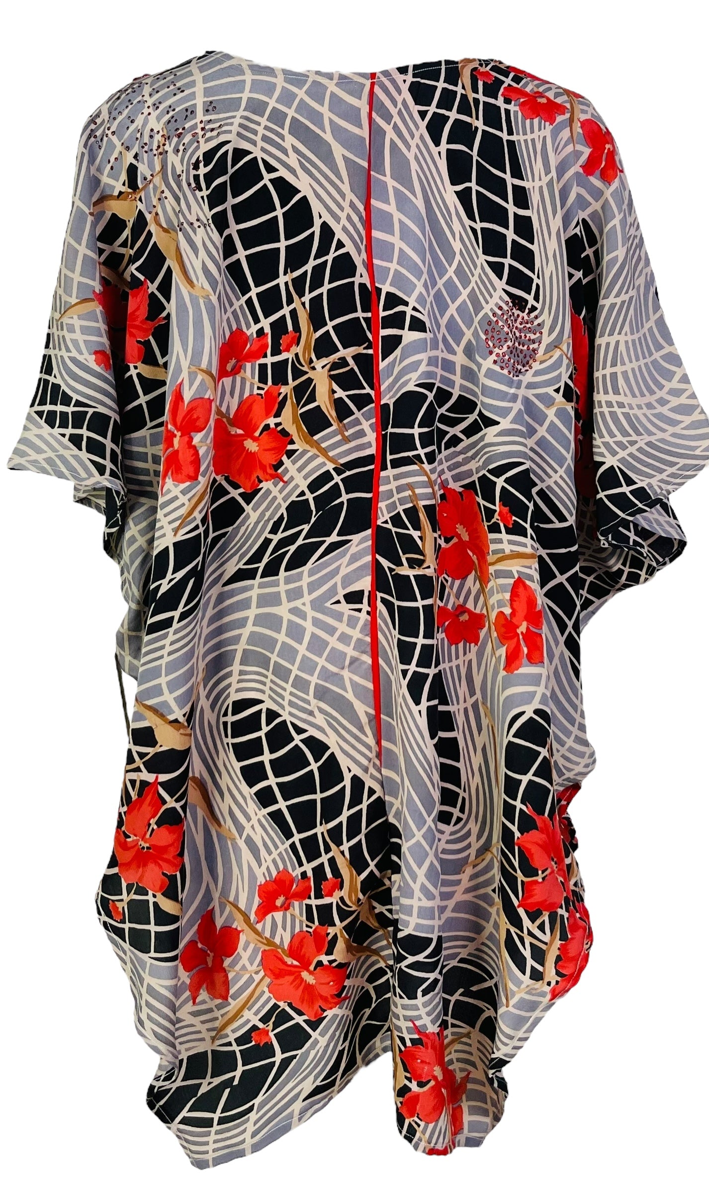 PRC6860 Wabi Sabi Pure Silk Waterfall Top