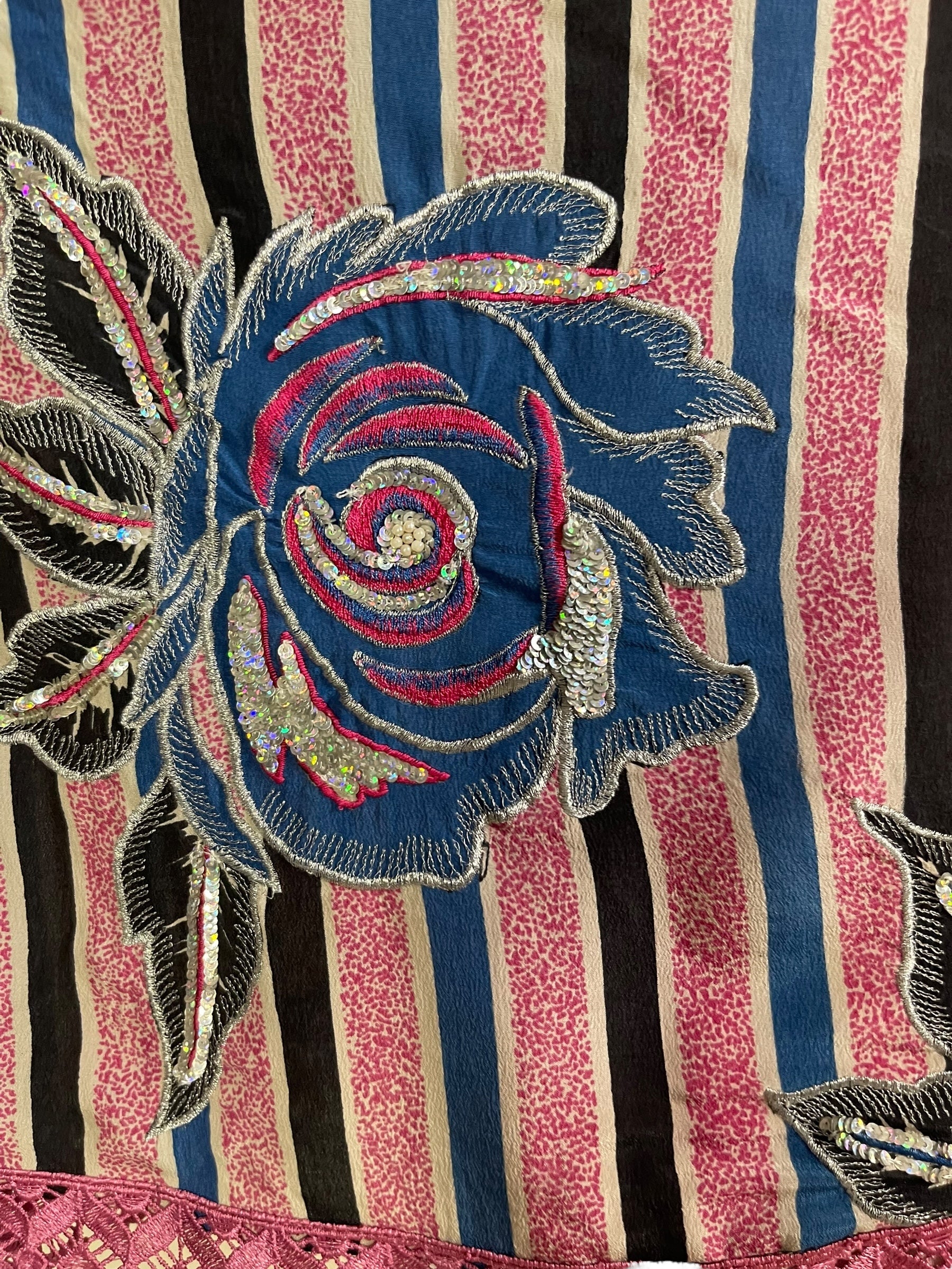 PRC6652 Avatar Pure Silk Side Slit Top