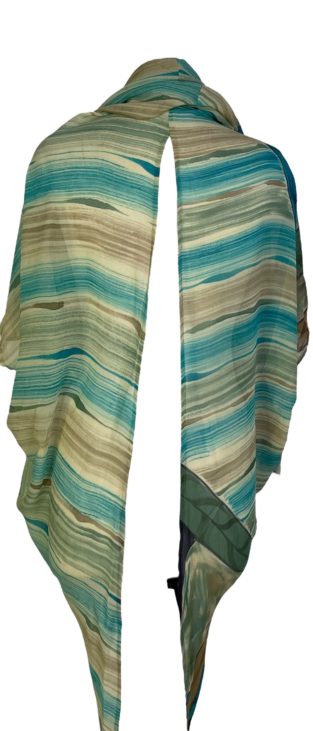 PRG7075 Sheer Wabi Sabi Pure Silk Cardigan