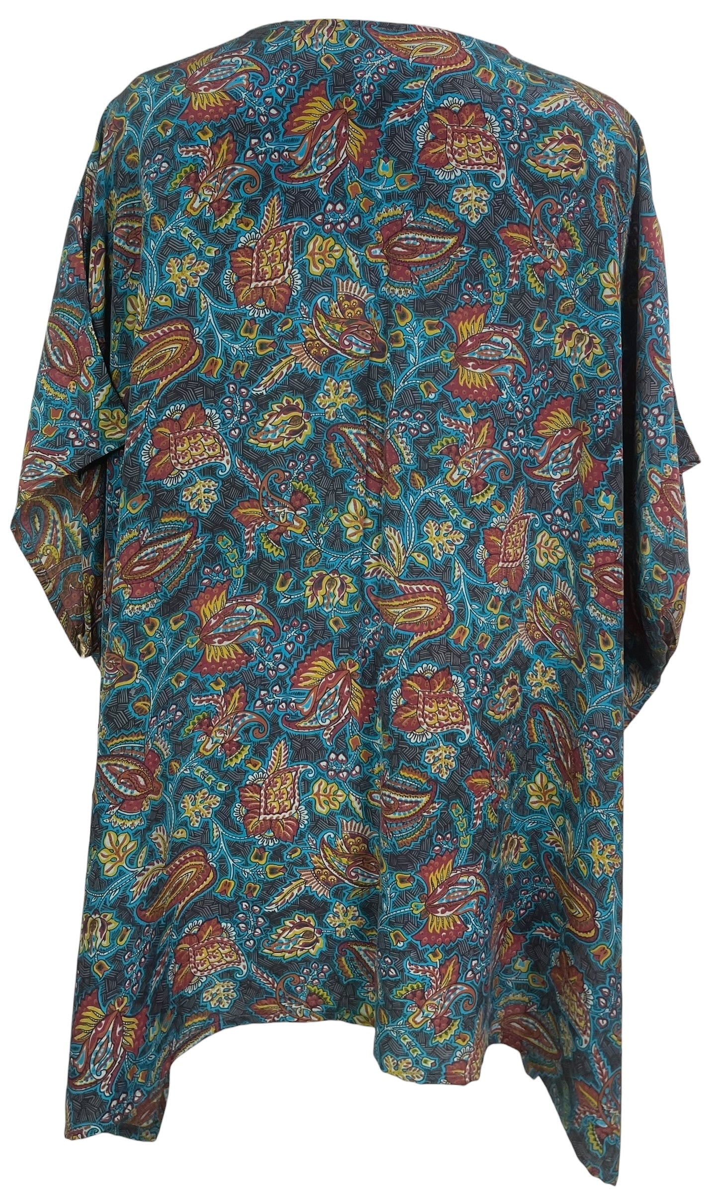 PREVIEW PRC8217 Avatar Pure Silk Short Kaftan Tunic with Slits