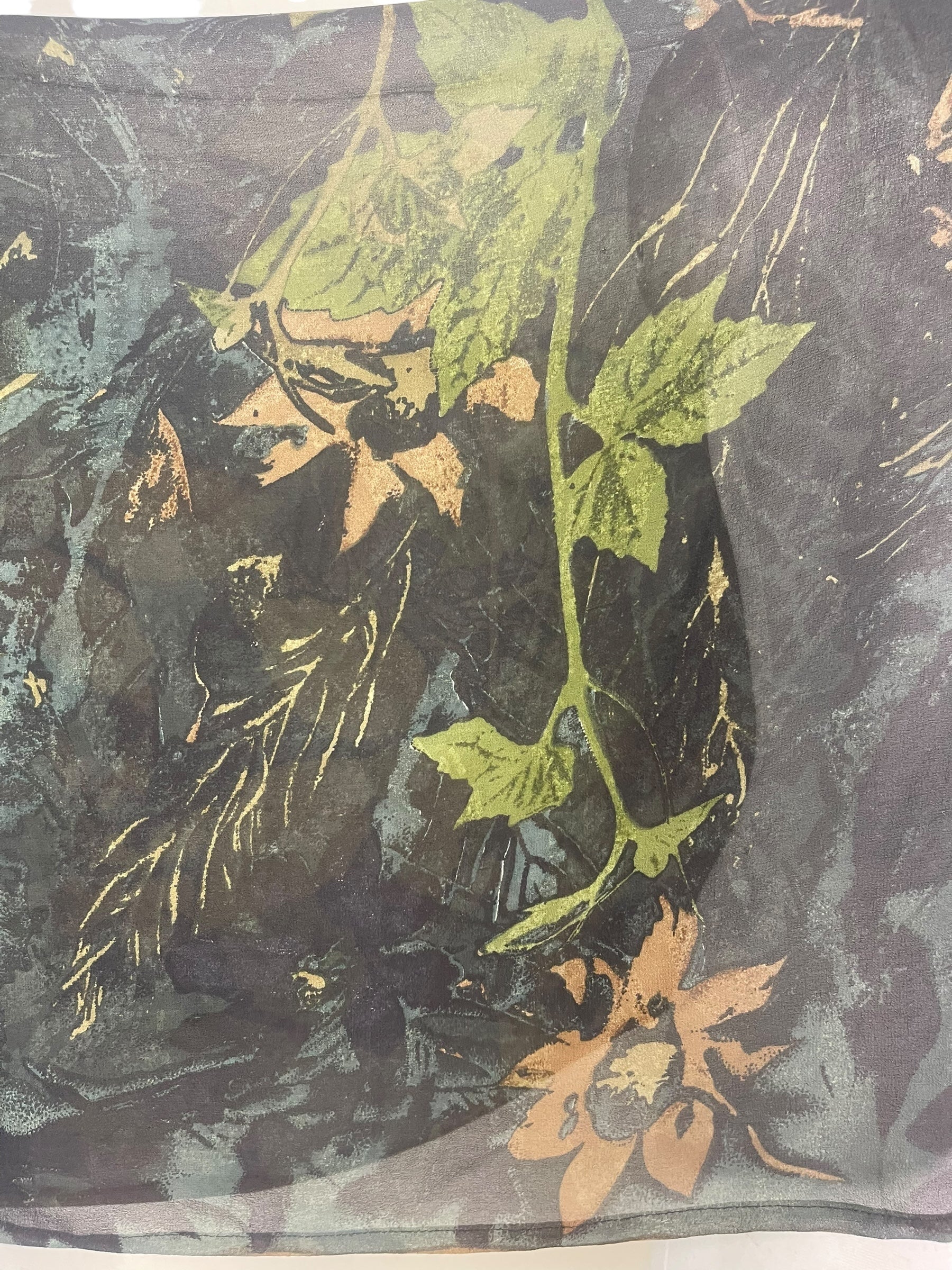 PREVIEW PRG8340 Sheer Avatar Pure Silk Capelet Poncho by FEBRUARY2026 – Handmade ethical Poncho from sariKNOTsari using upcycled silk. Designed in Canada for travel and slow fashion, loved from Toronto to LA to Sydney.