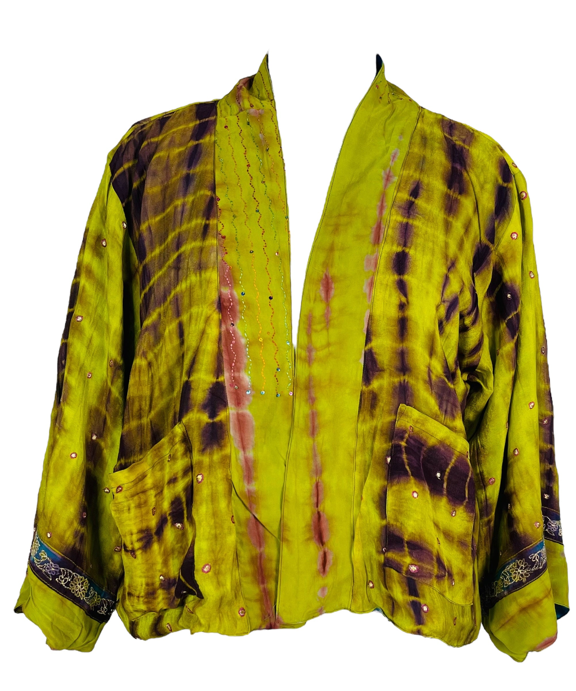 PRC7401 Avatar Reversible Pure Silk Jiva Jacket