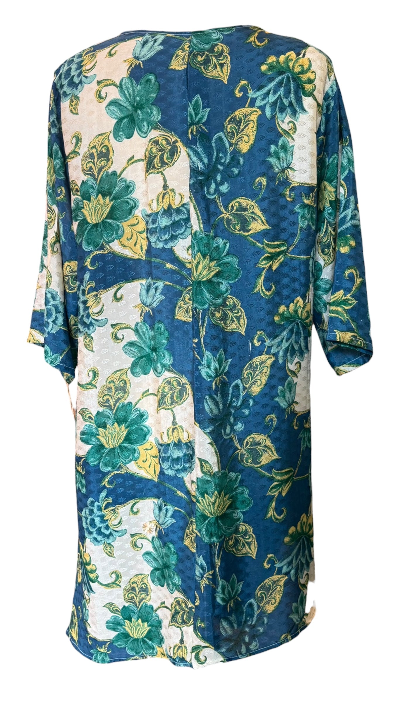 PRC84649 Avatar Pure Silk Self Pocket Tunic Dress