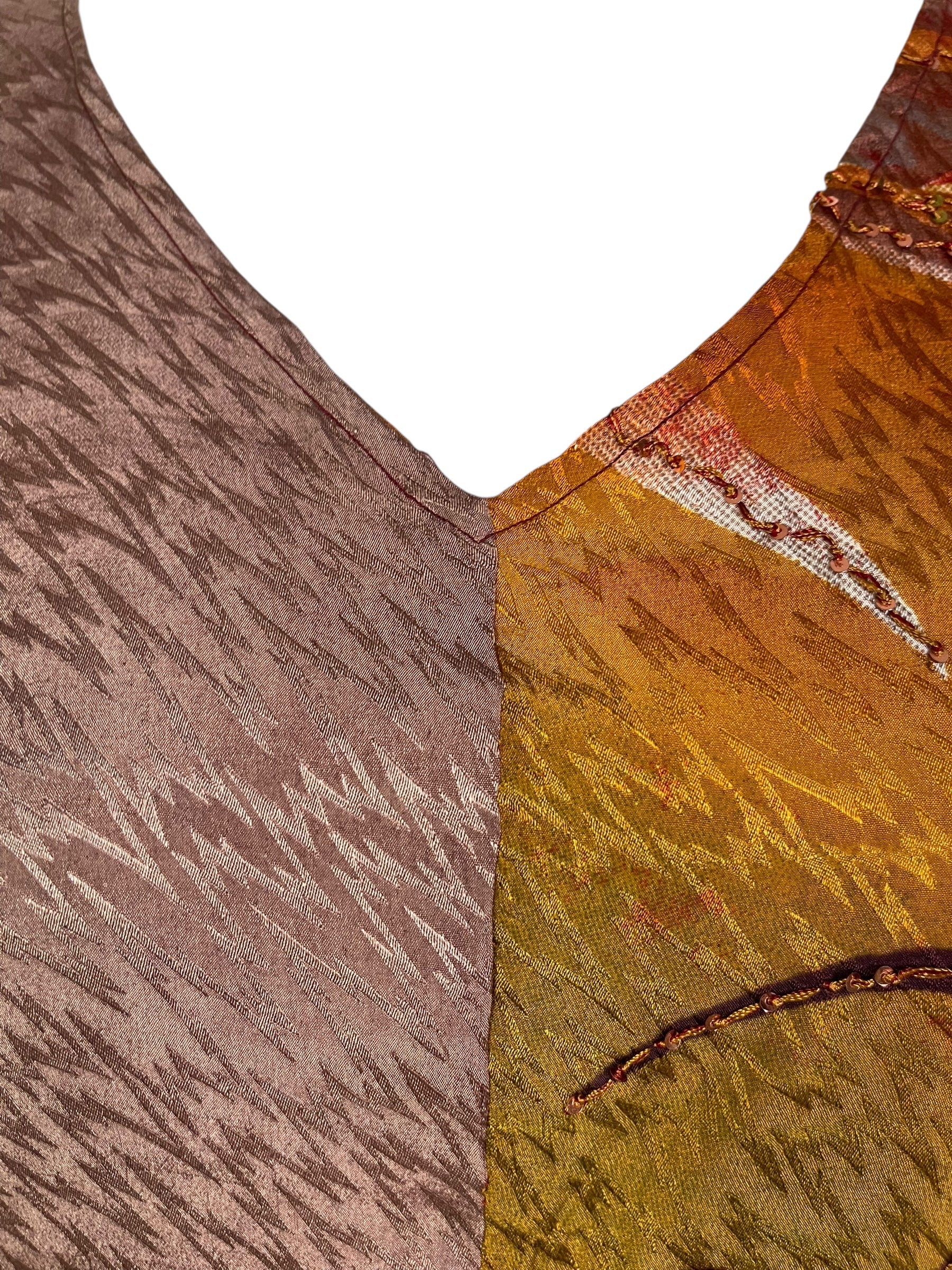 DEEANNS PRC6877 Avatar Pure Silk Waterfall Top