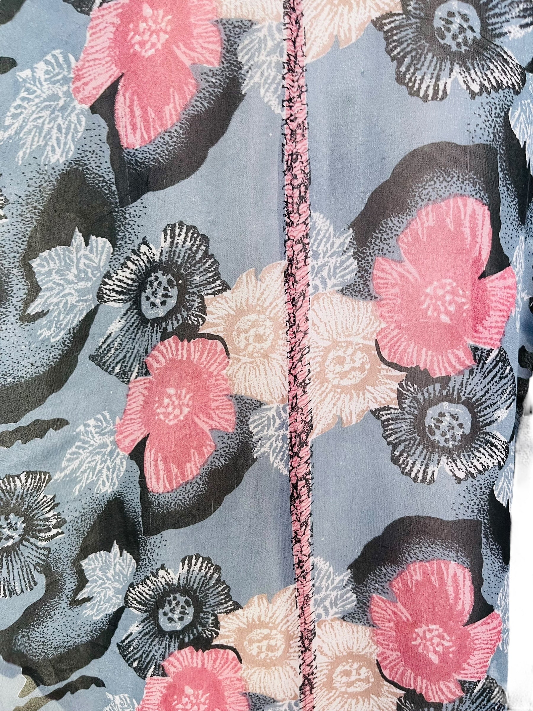 PRG7575 Sheer Avatar Pure Silk Waterfall Top