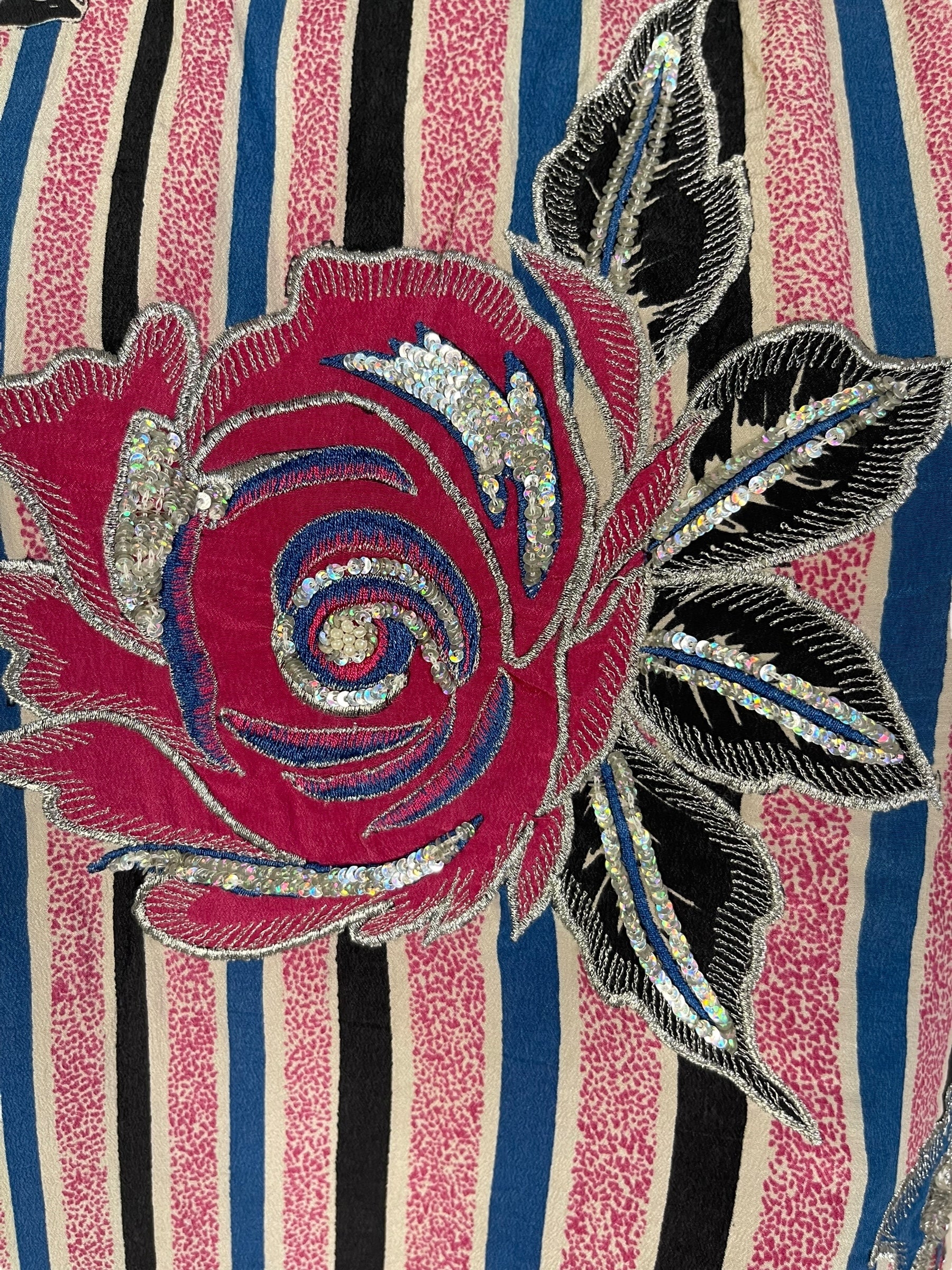 PRC6652 Avatar Pure Silk Side Slit Top