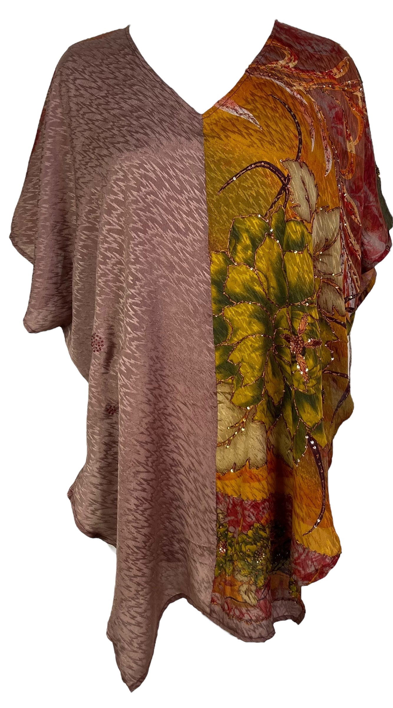 DEEANNS PRC6877 Avatar Pure Silk Waterfall Top