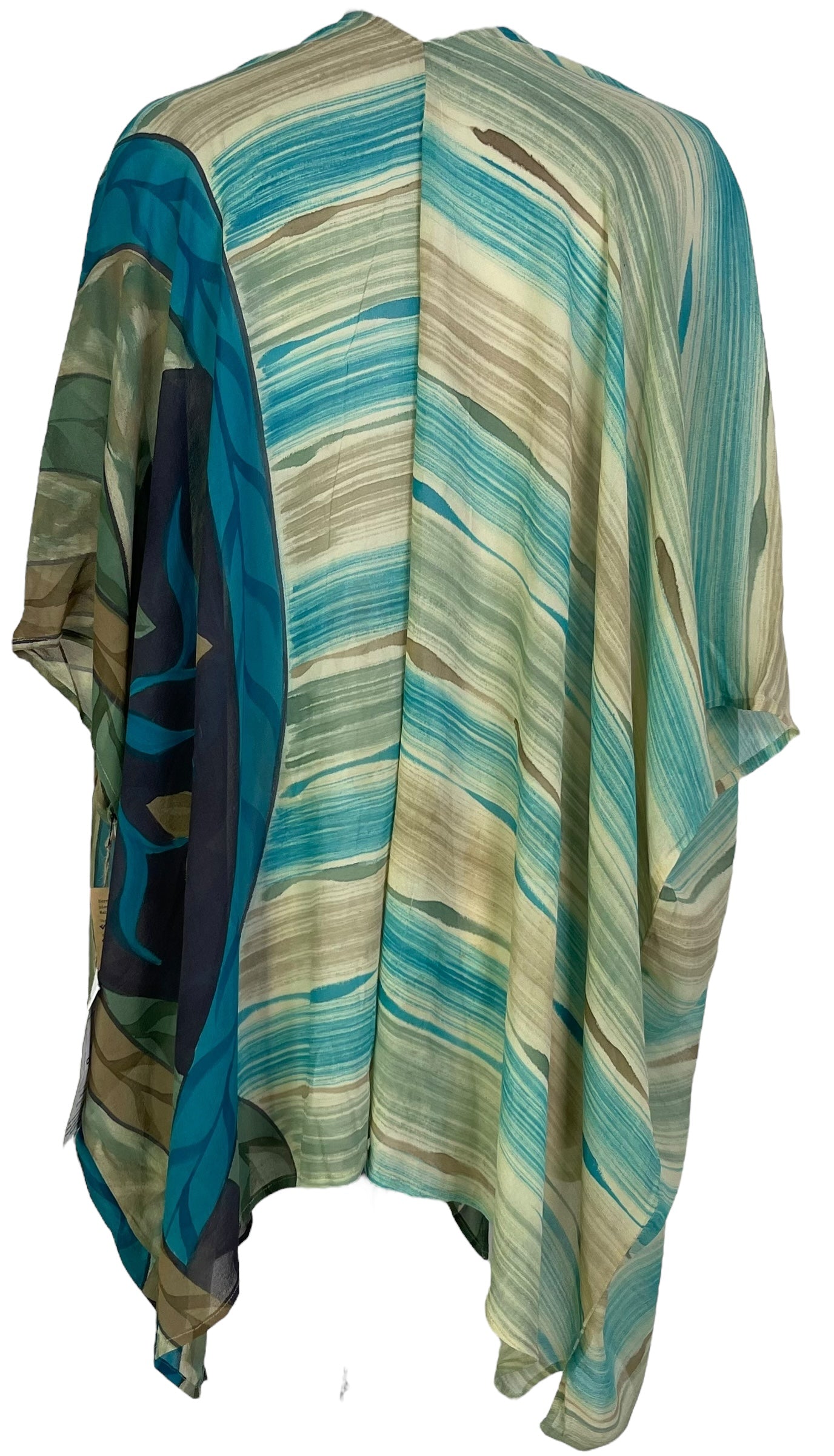 PRG7075 Sheer Wabi Sabi Pure Silk Cardigan