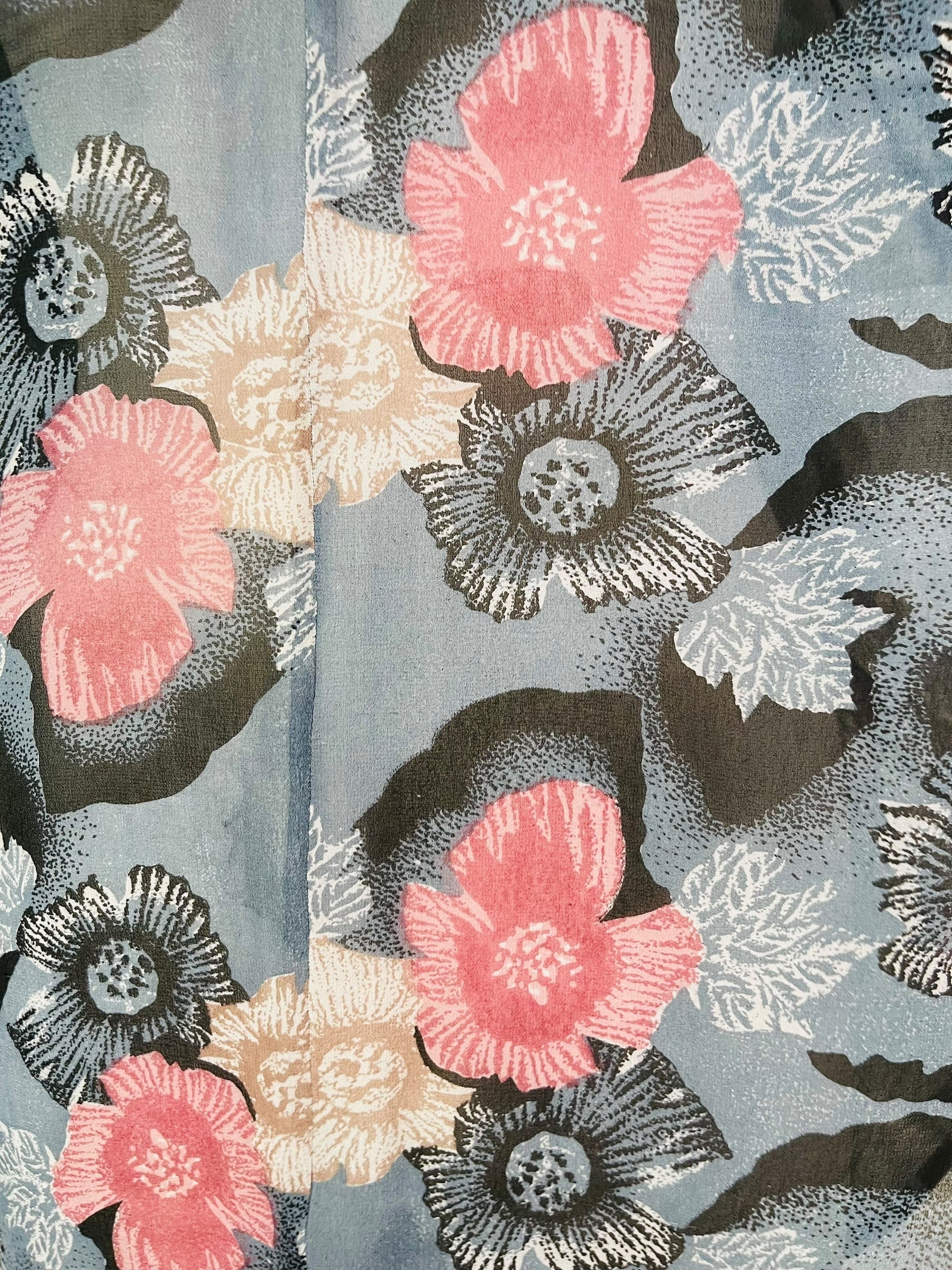 PRG7575 Sheer Avatar Pure Silk Waterfall Top