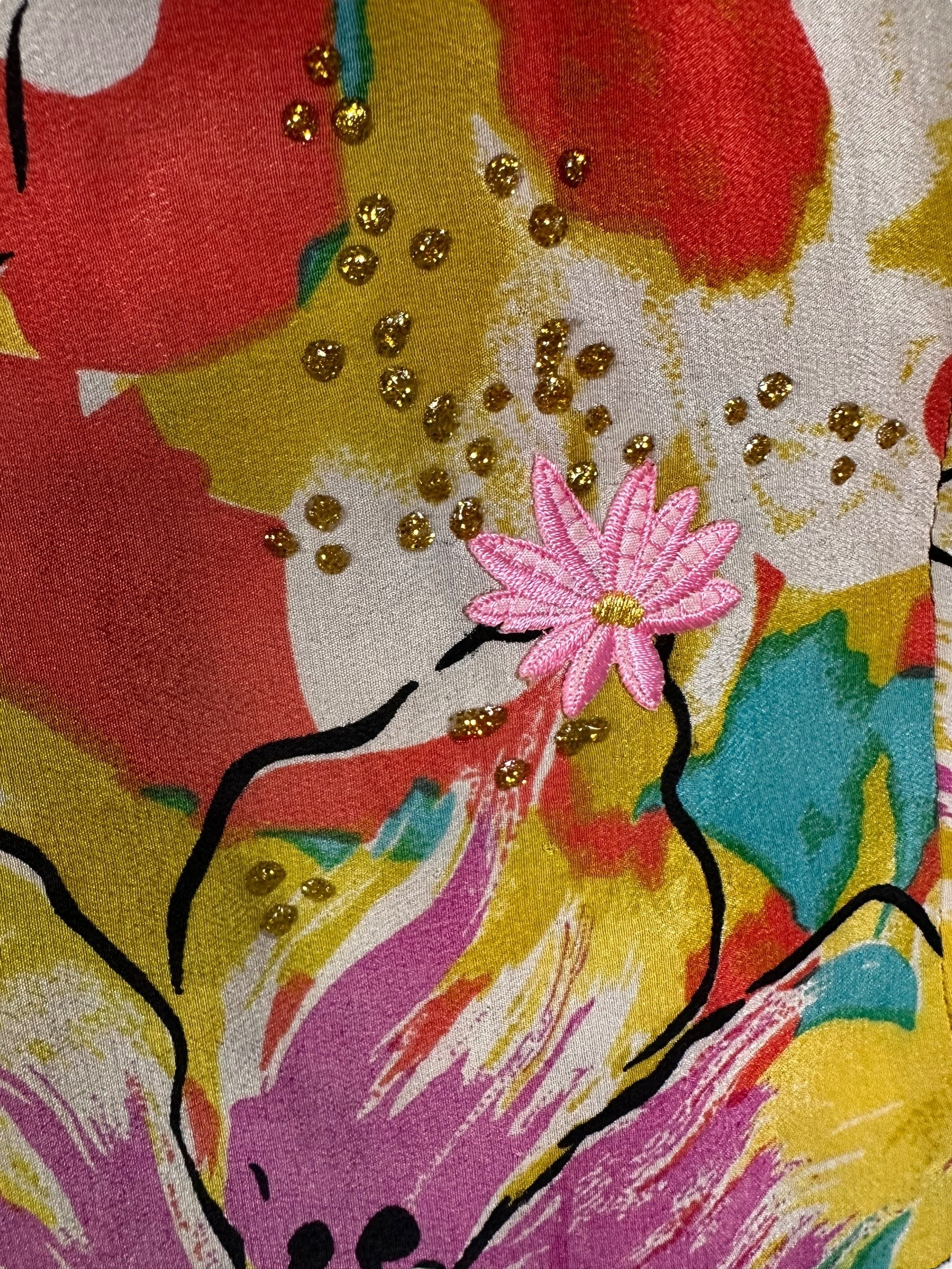 PRC6162 Wabi Sabi Pure Silk Boxy Top