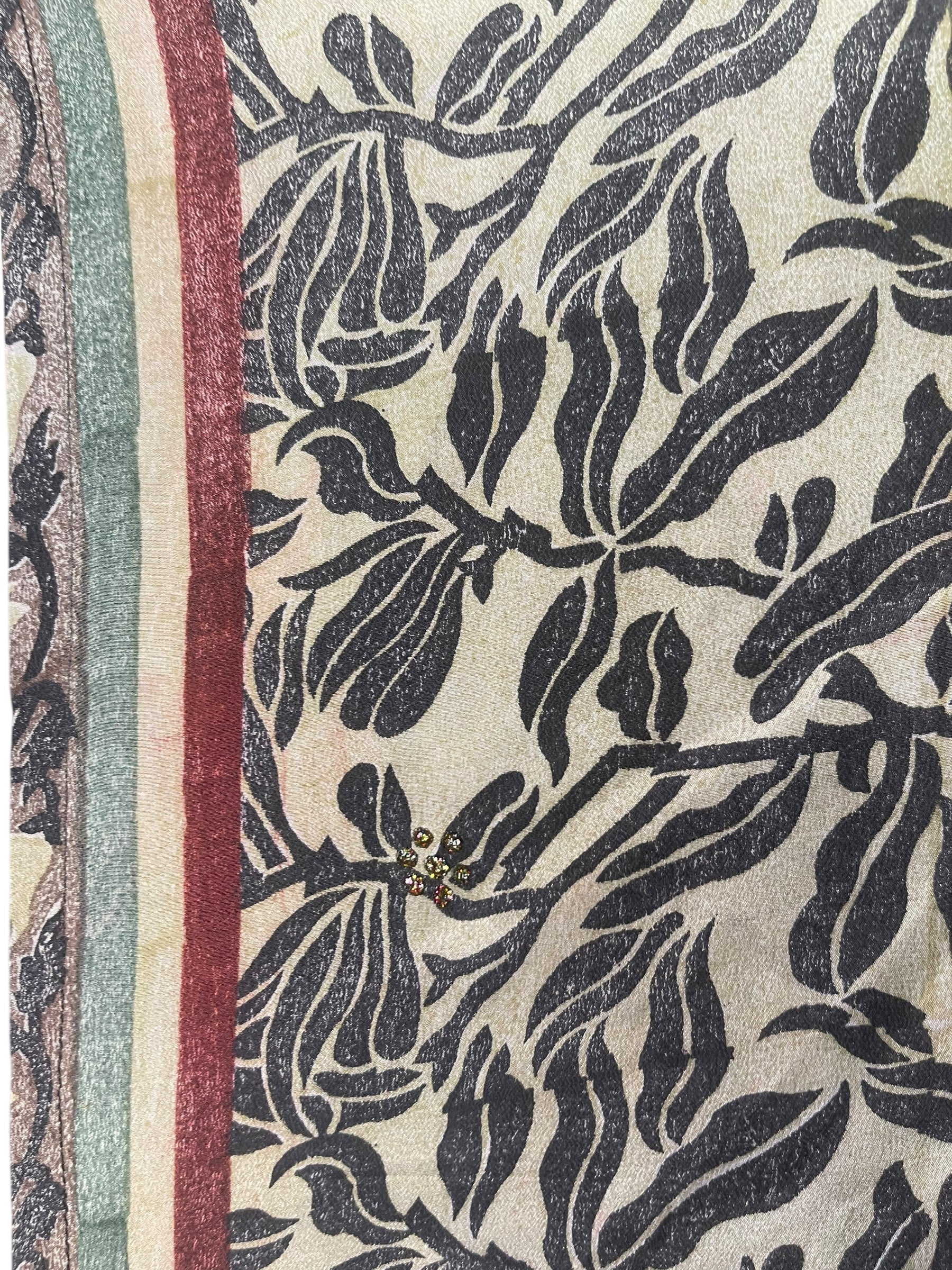 PRC8506 Wabi Sabi Pure Silk Kimono-Sleeved Jacket with Belt