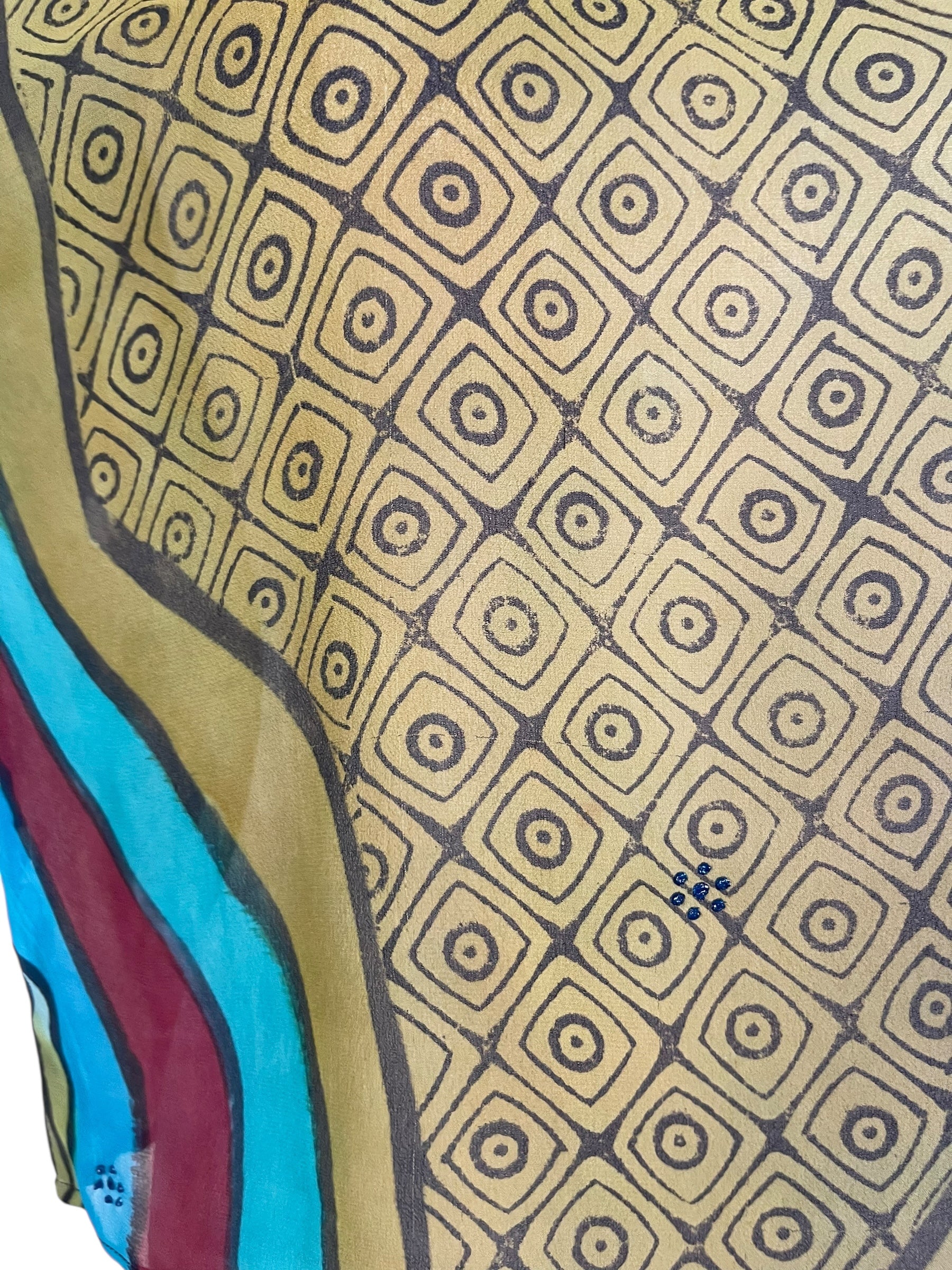 PRG6594 Wabi Sabi Pure Silk Boxy Top