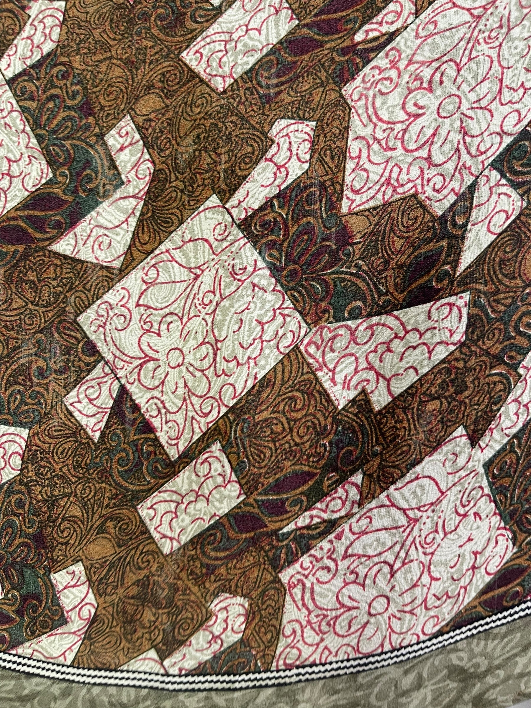 PRC7283 Avatar Pure Silk Capelet Poncho