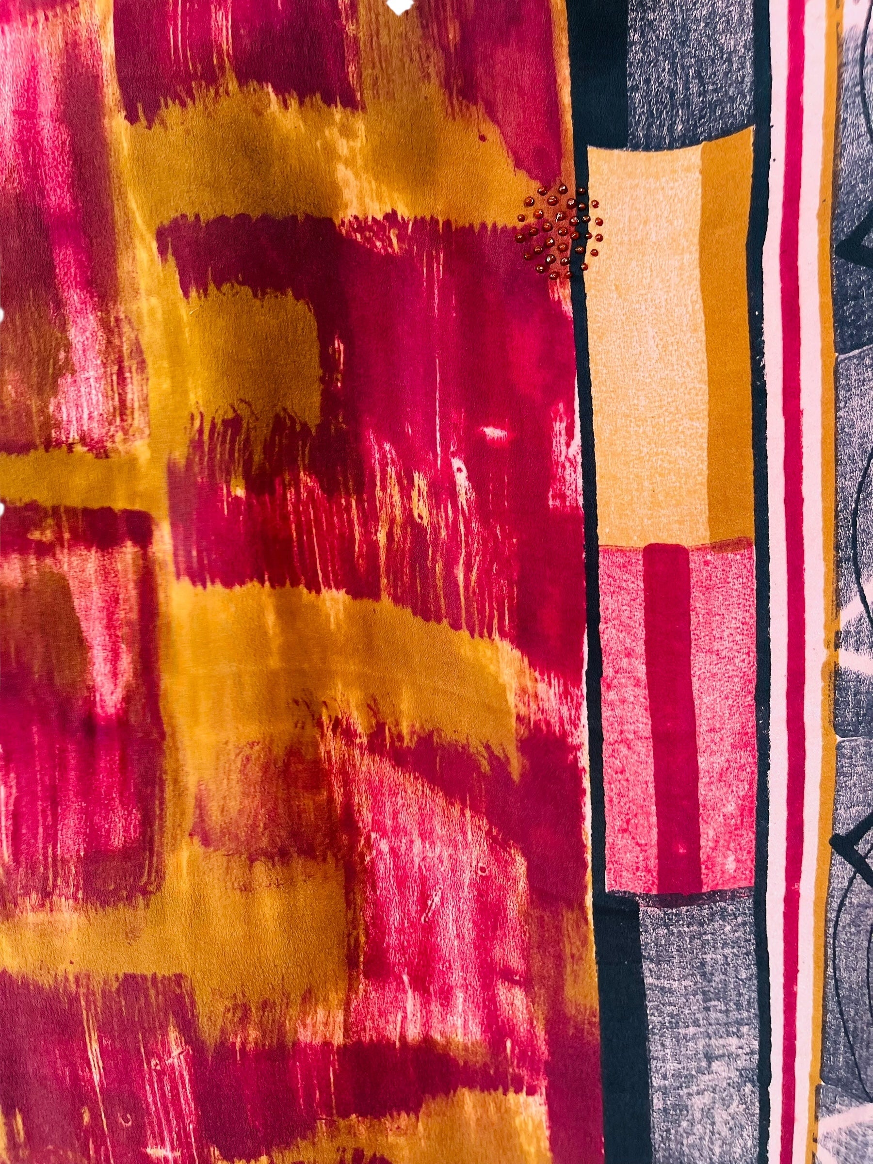 PRC6763 Avatar Pure Silk Midi Length Kaftan