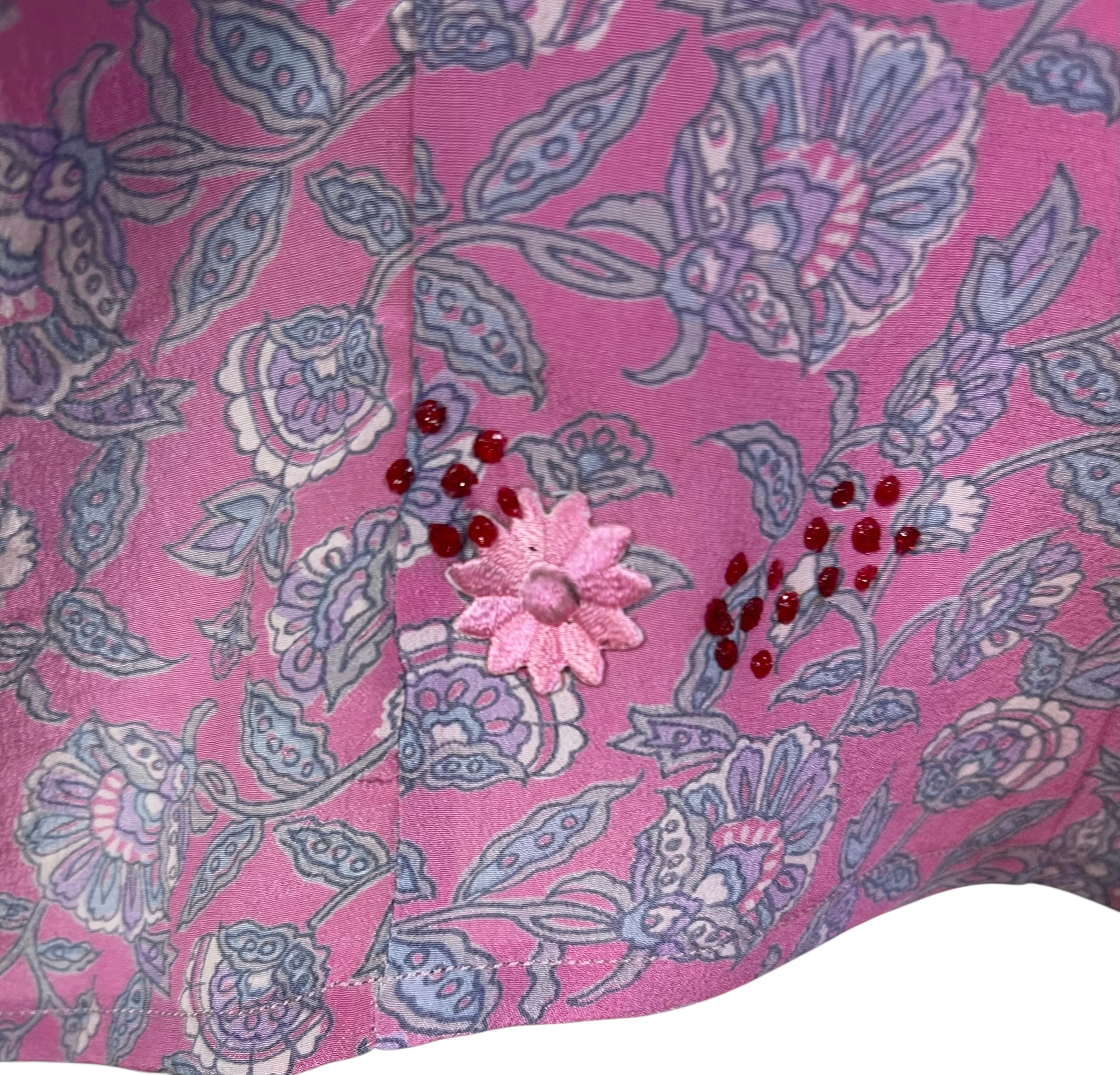 PRC7006 Wabi Sabi Pure Silk Waterfall Top