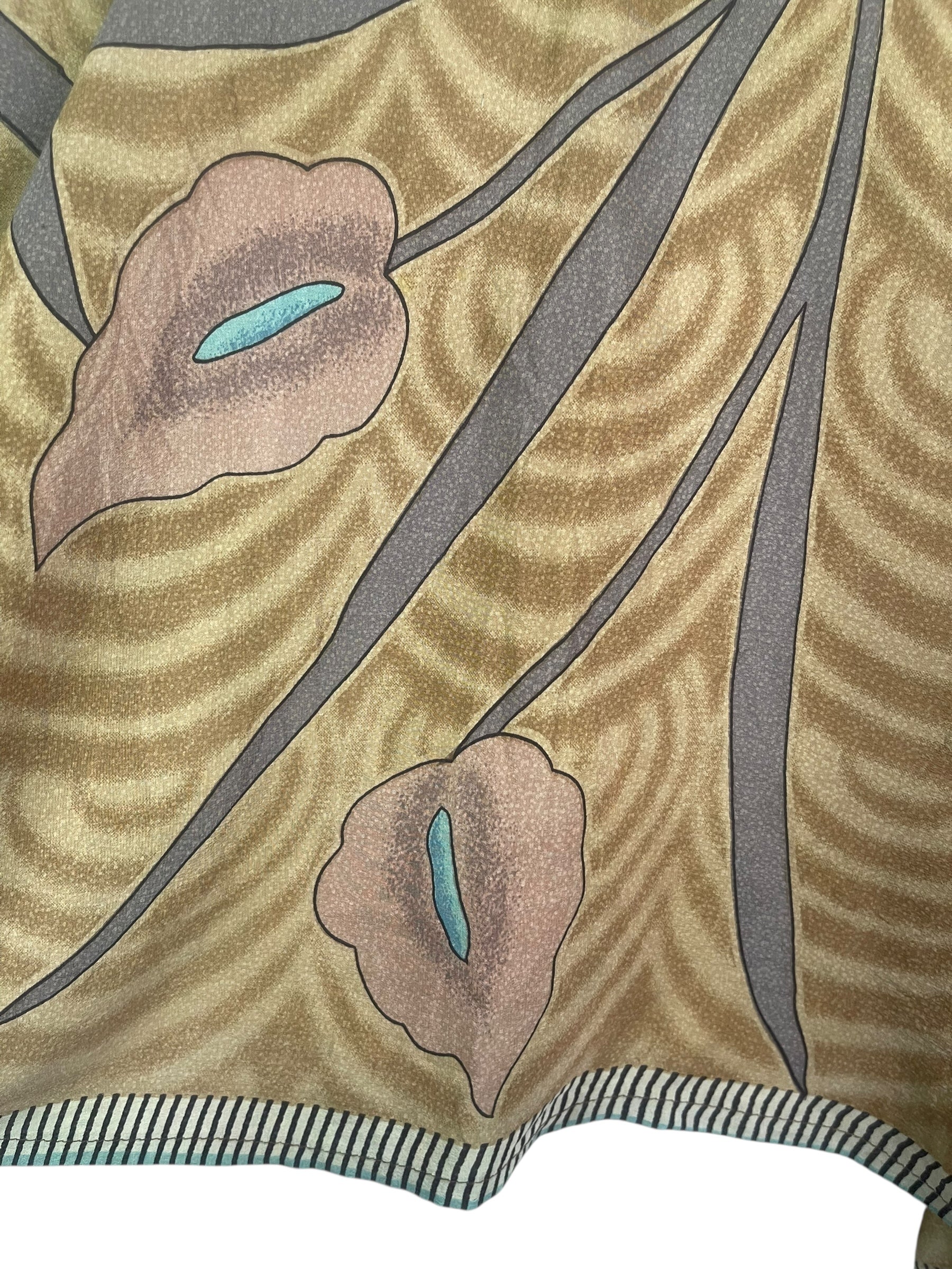 PRC8494 Wabi Sabi Pure Silk Kimono-Sleeved Top