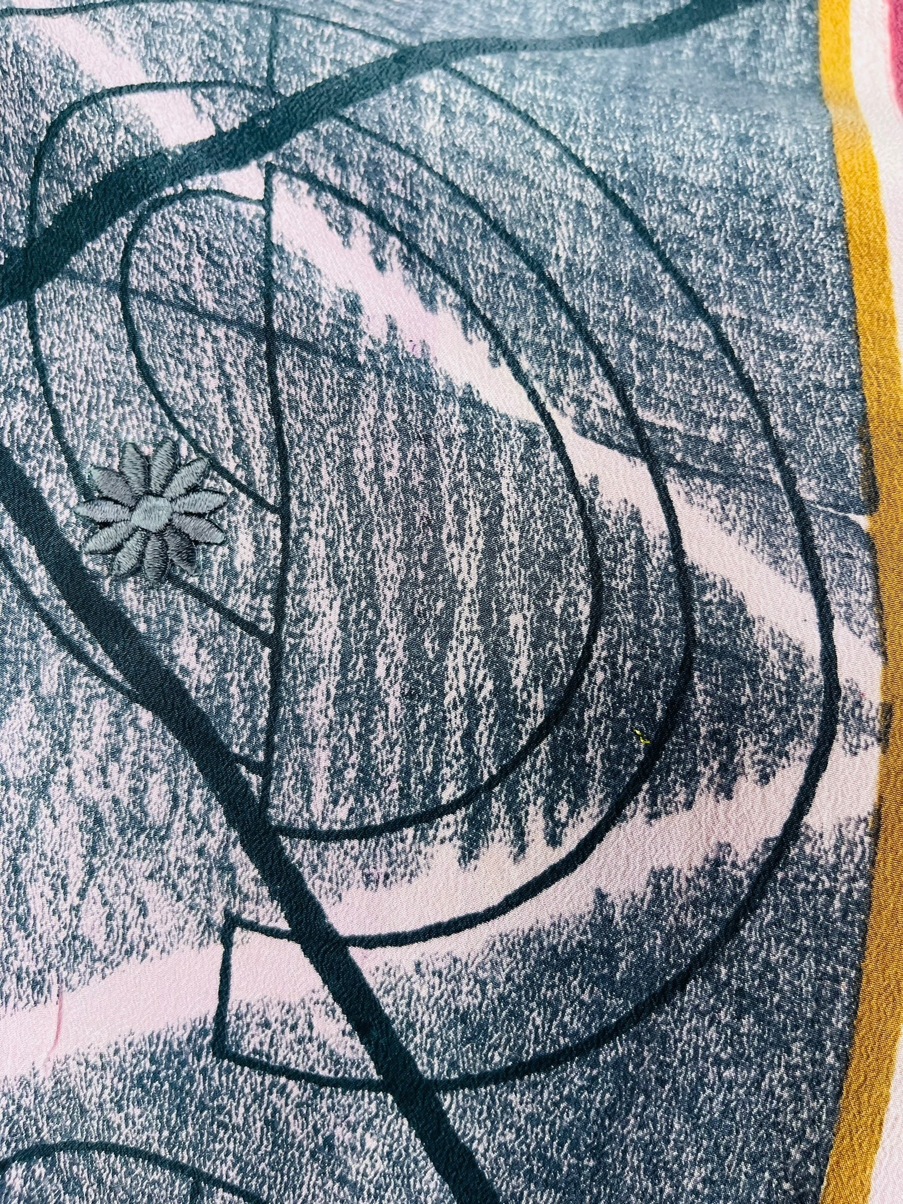 PRC6763 Avatar Pure Silk Midi Length Kaftan