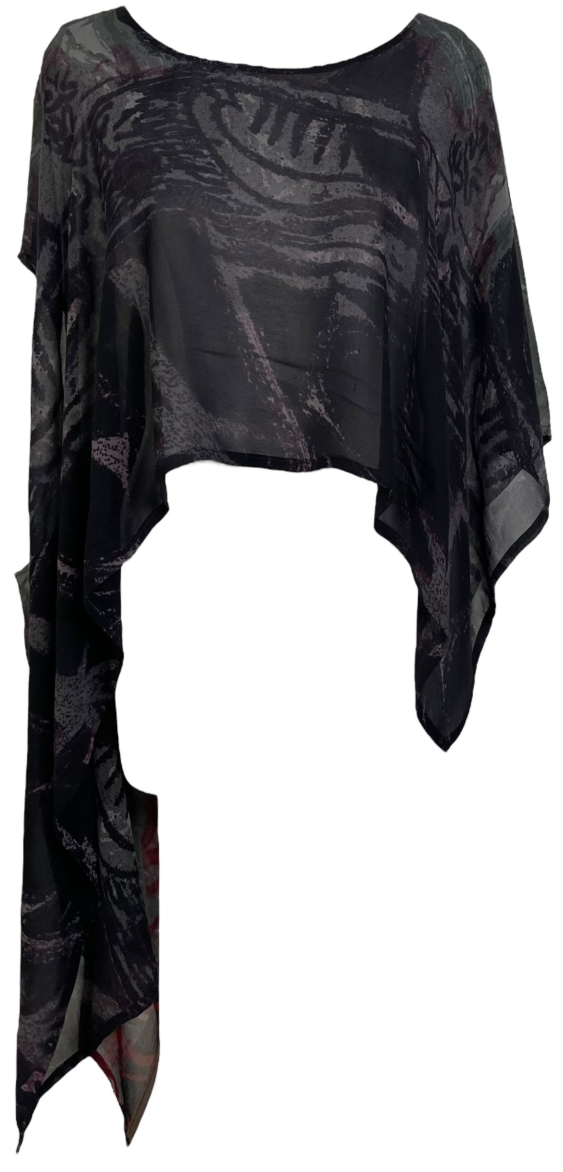 REVOLUTIONHER PRG7145 Sheer Avatar Pure Silk Versatile Vest