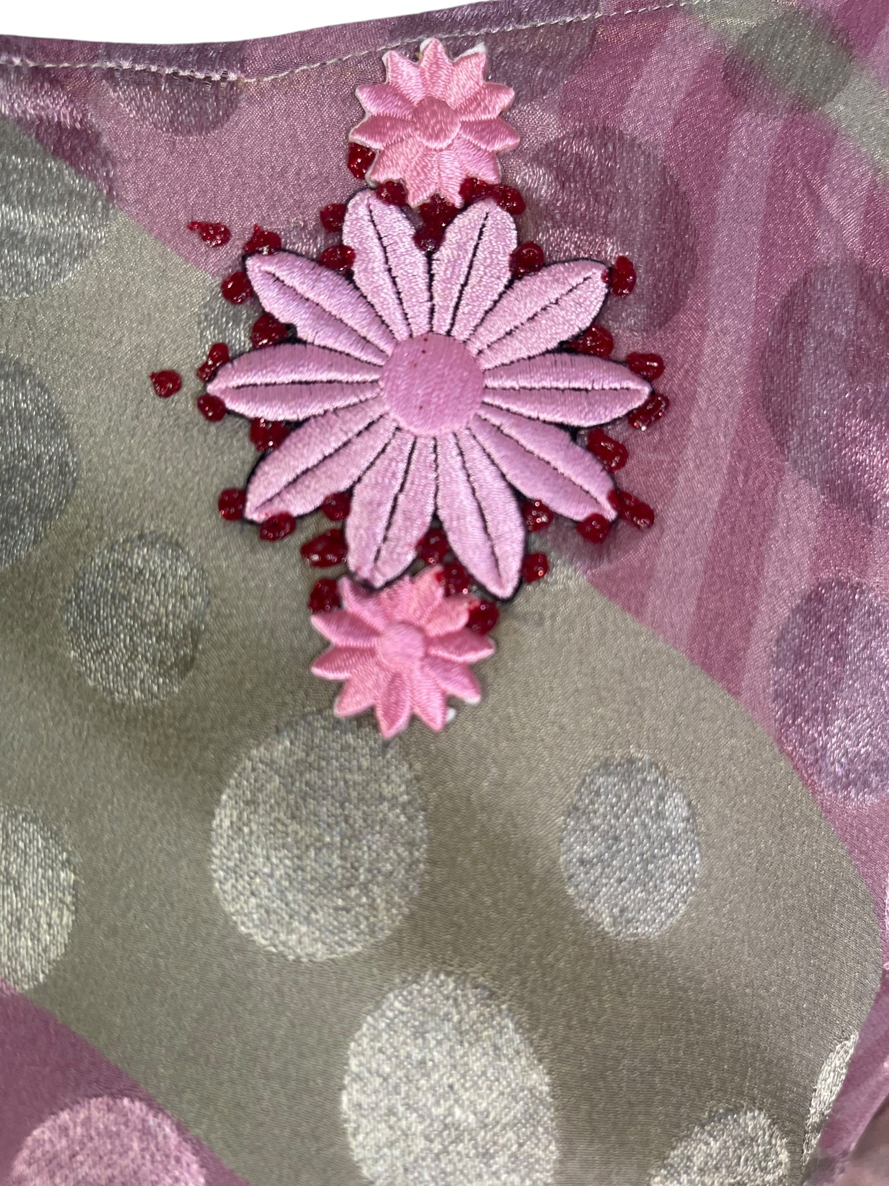 PRG6629 Sheer Wabi Sabi Pure Silk Side Slit Top