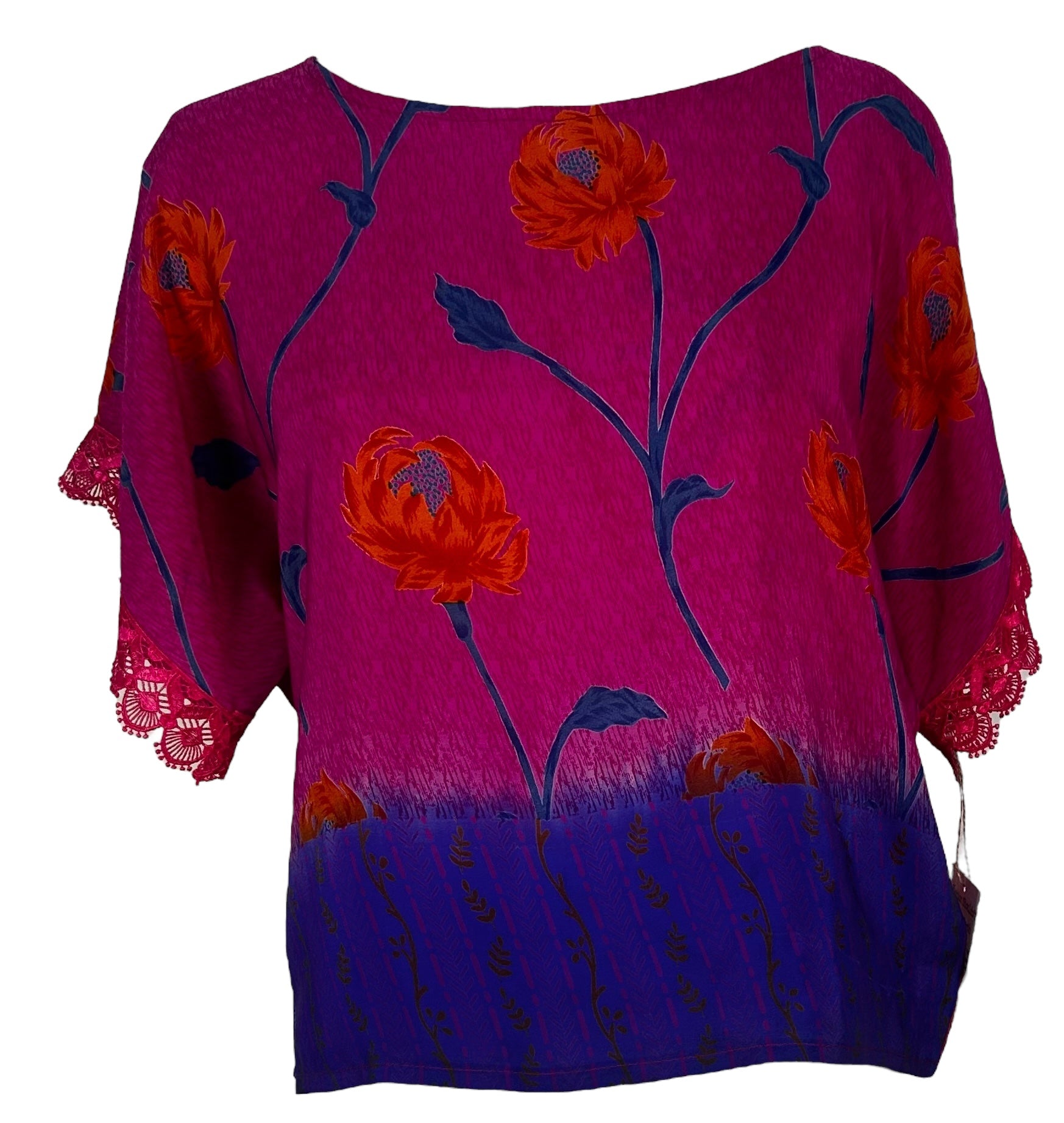 PRC6599 Wabi Sabi Pure Silk Boxy Top