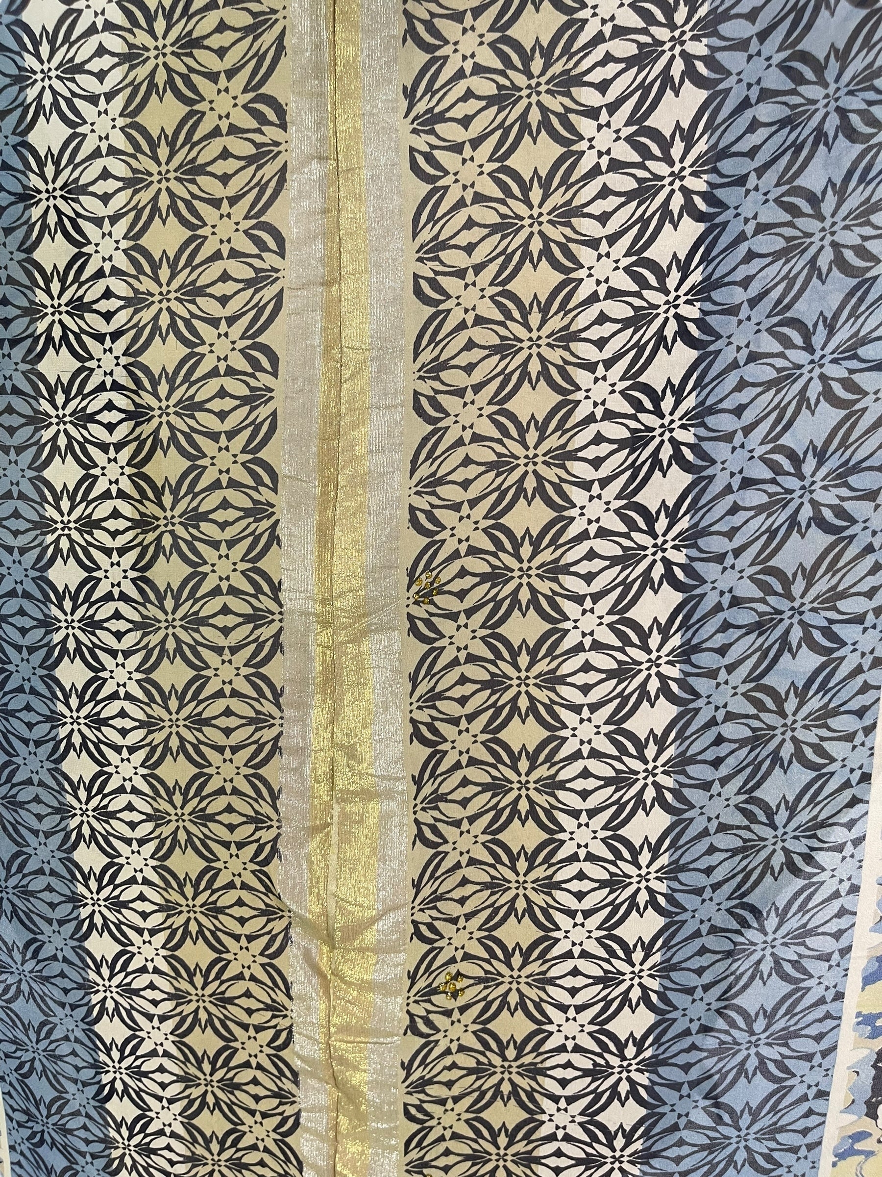 PRG7065 Sheer Wabi Sabi Pure Silk Waterfall Top