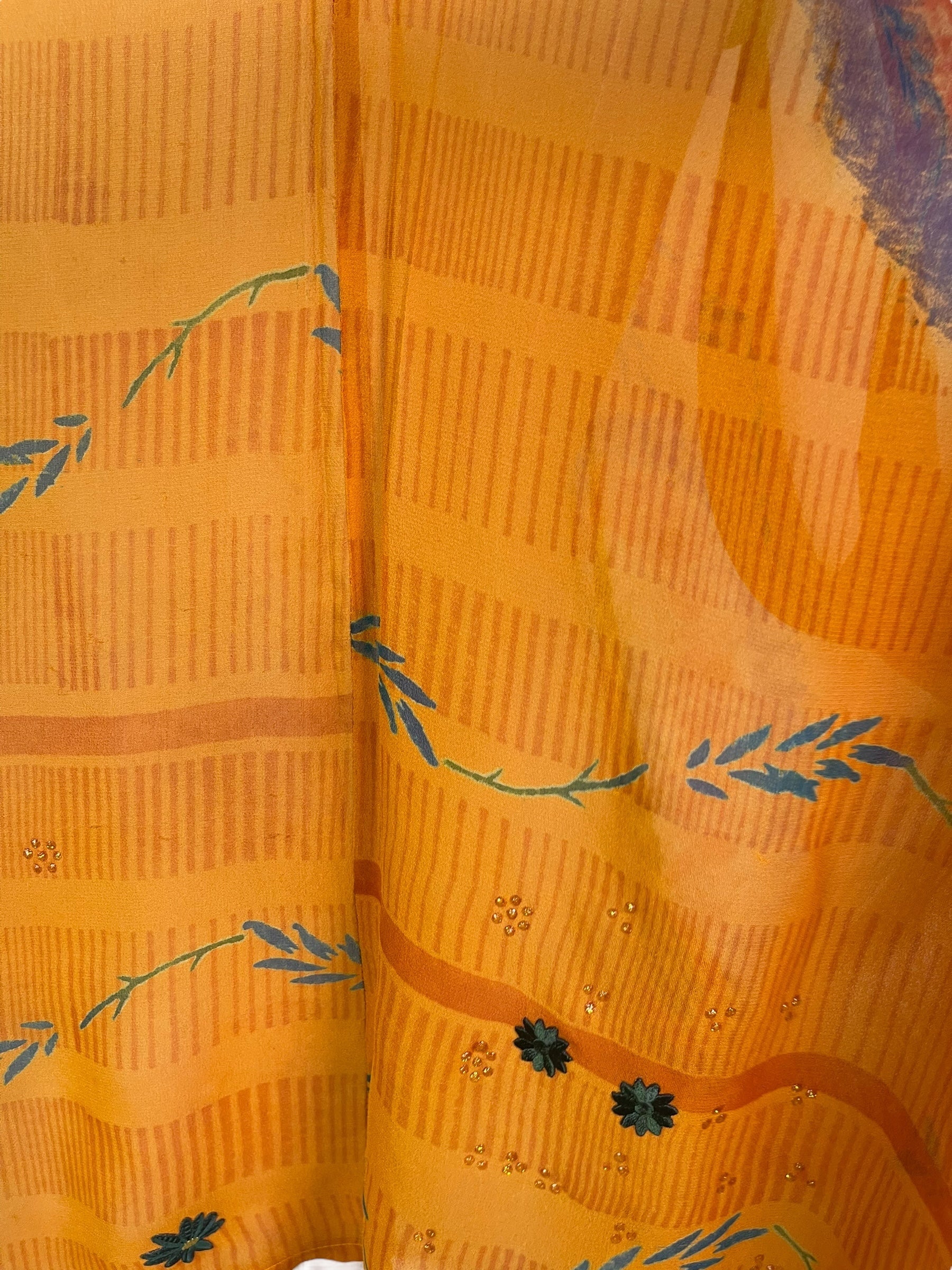 PRG7045 Sheer Wabi Sabi Pure Silk Cardigan