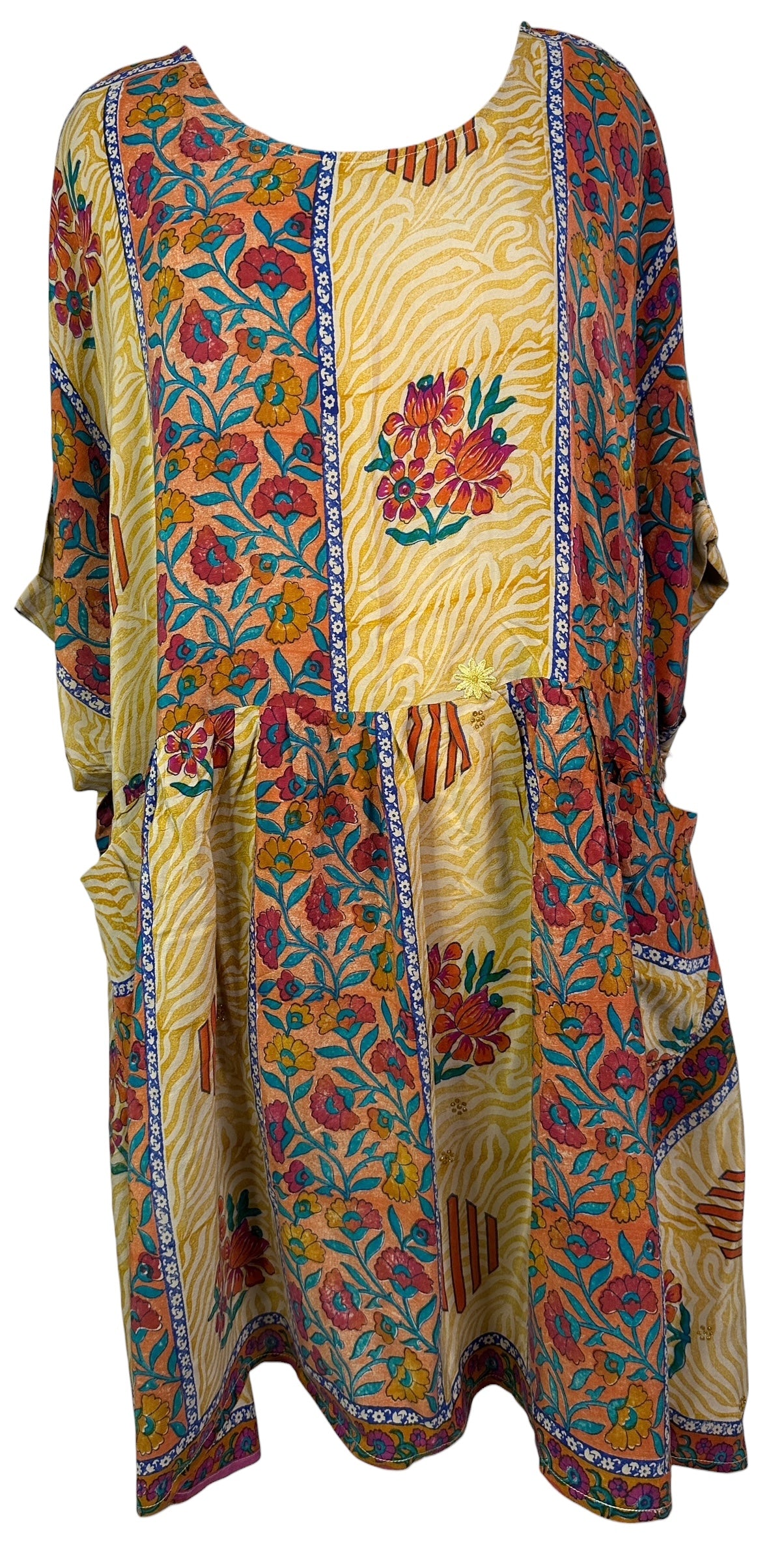 PRC8397 Avatar Pure Silk Boxy Babydoll Dress