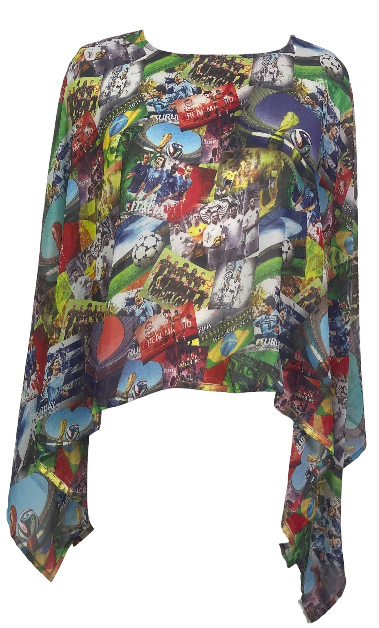 PREVIEW PRG8628A Sheer Avatar Pure Silk Capelet Poncho by FEBRUARY2026 – Handmade ethical Poncho from sariKNOTsari using upcycled silk. Designed in Canada for travel and slow fashion, loved from Toronto to LA to Sydney.